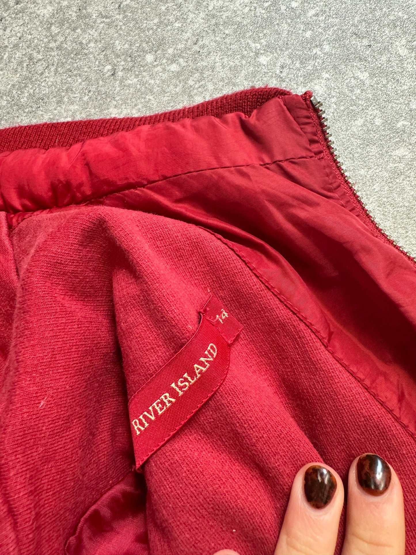 Y2K Red Jacket (UK14)