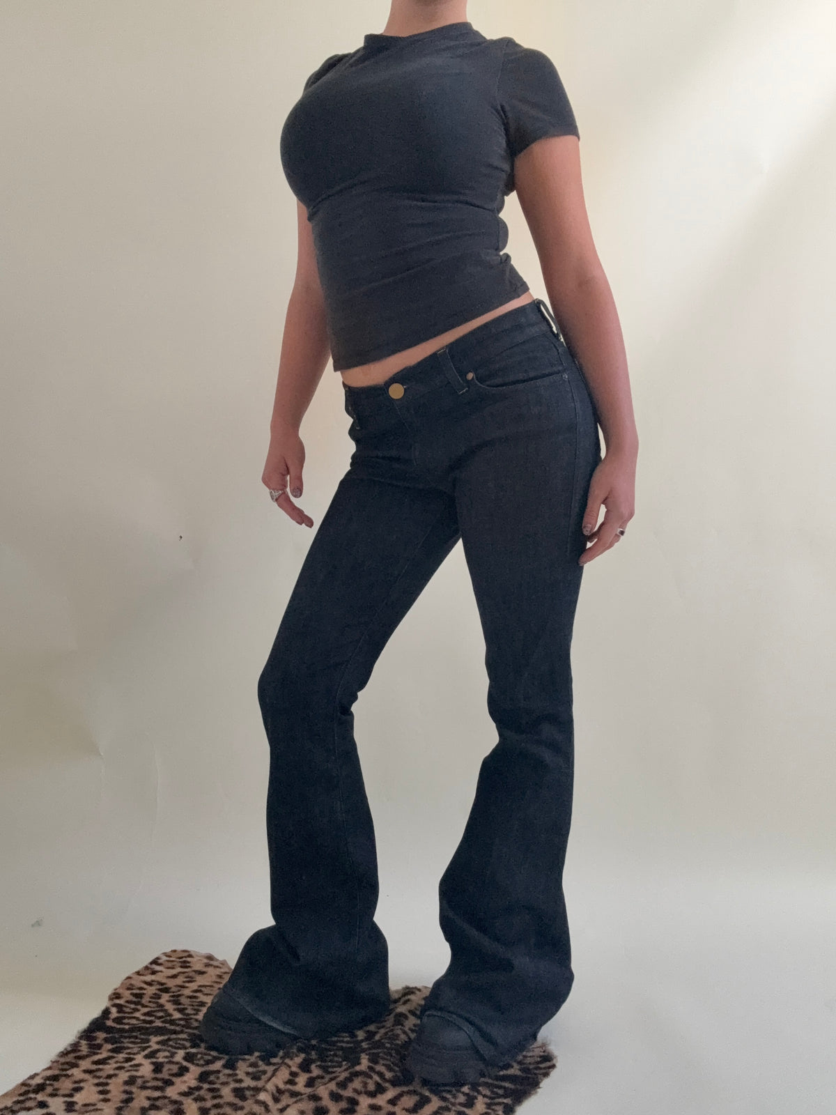 Vintage Victoria Beckham Y2K Flared Jeans (30)