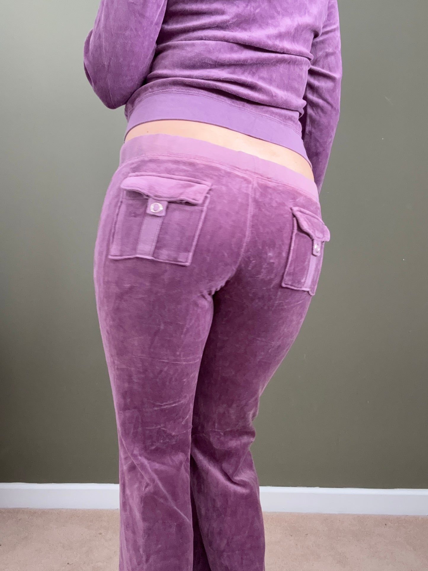 Juicy Couture Purple Velour Tracksuit (S/L)