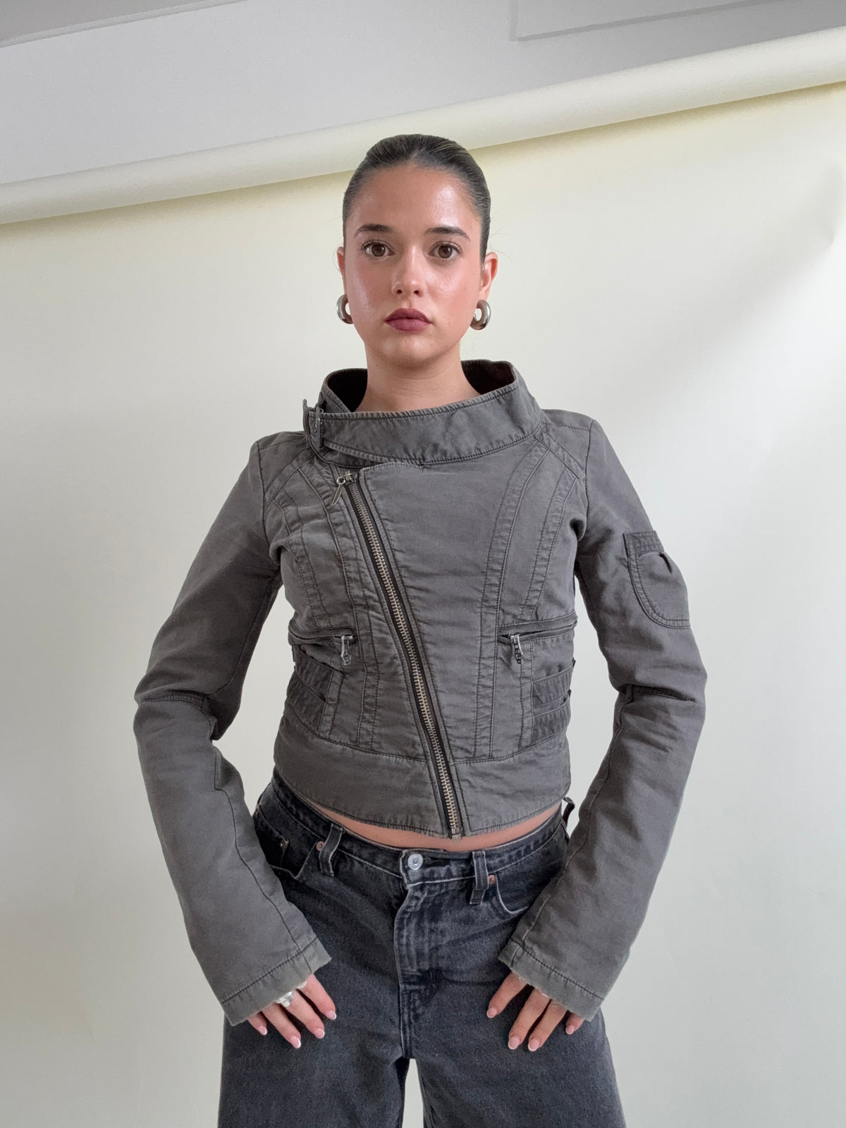 Diesel Cropped Utility Jacket (M)