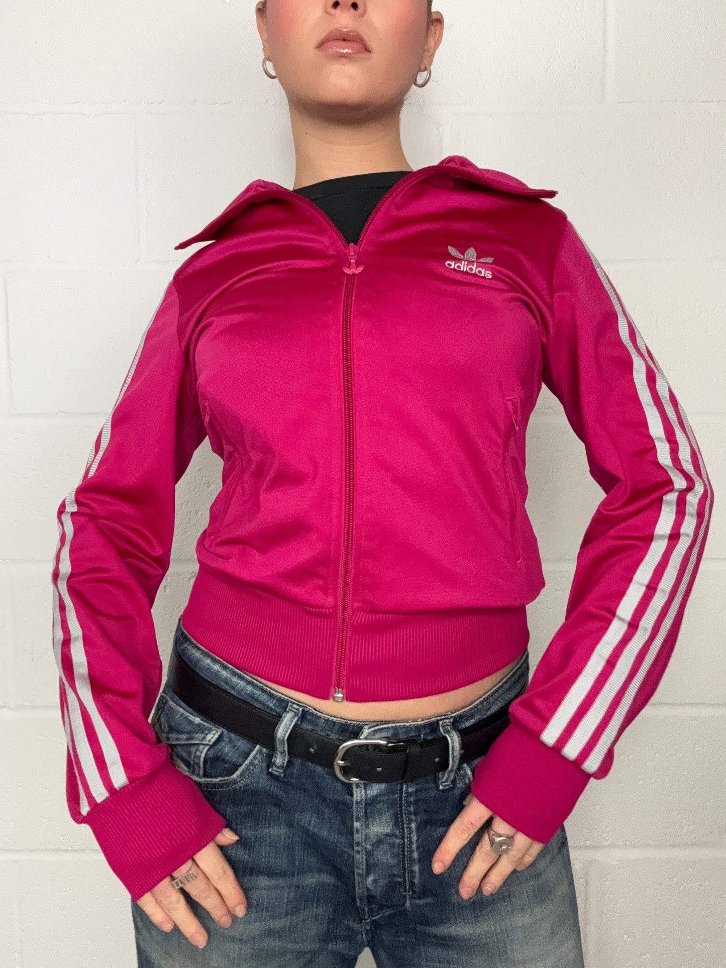 Adidas Pink Tracksuit Jacket (S)