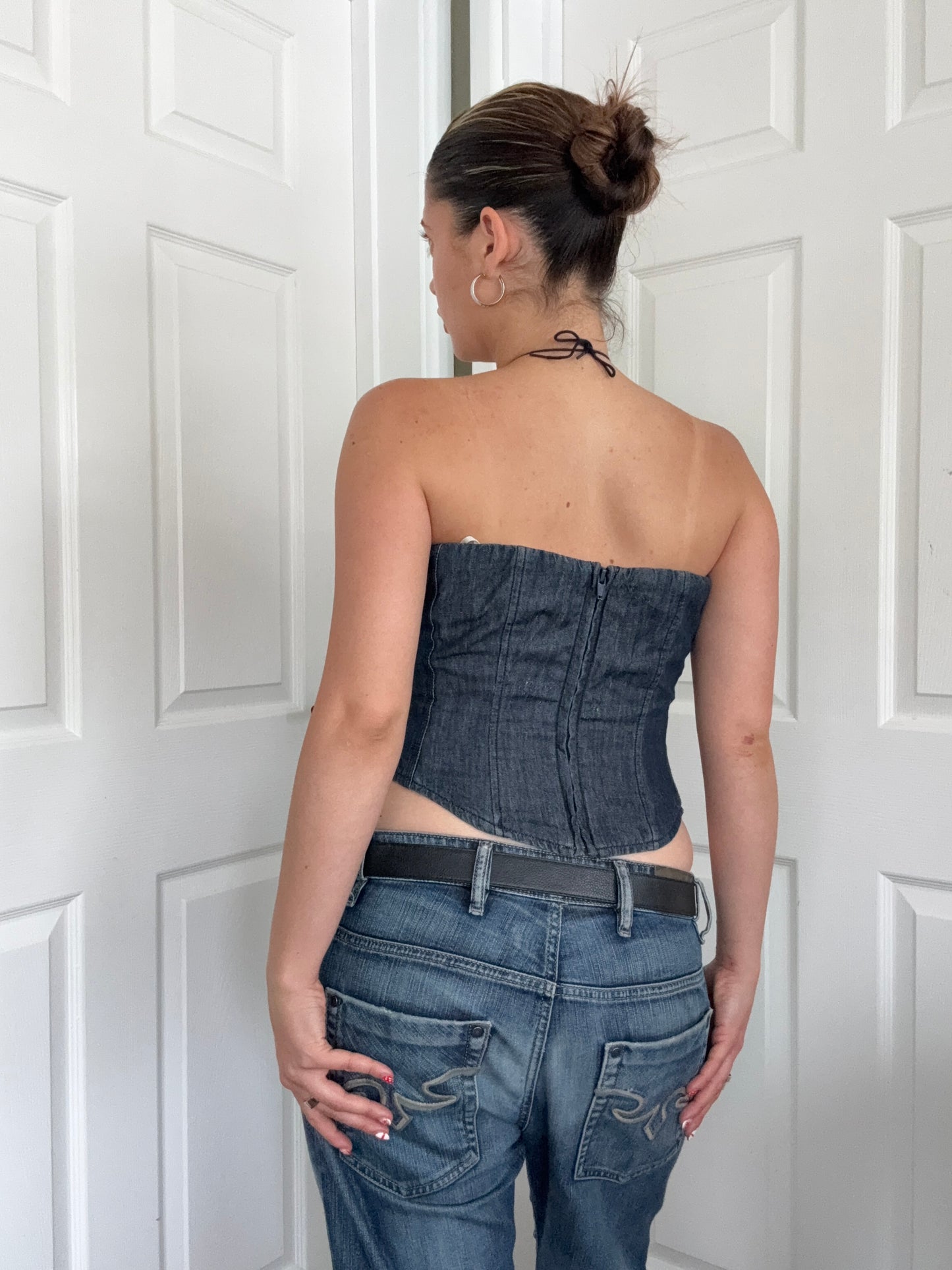 Ralph Lauren Denim Corset (US8)