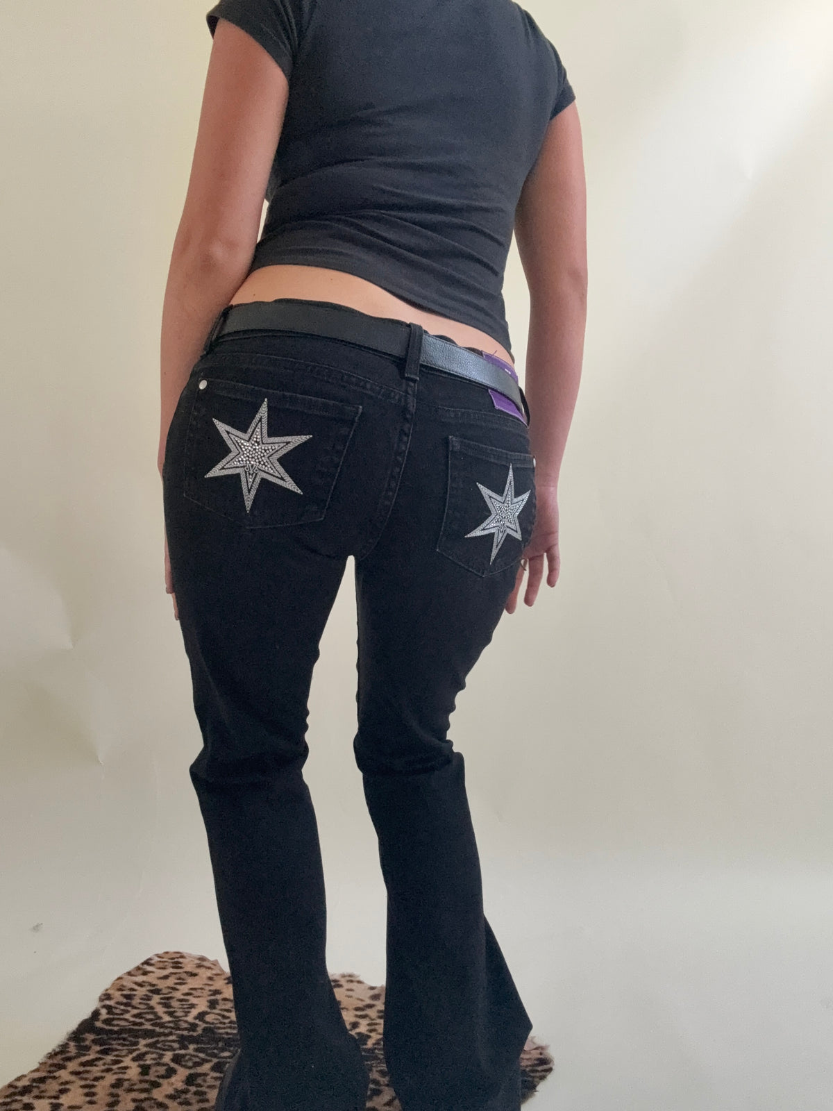 Vintage Victoria Beckham Y2K Flared Jeans (31)