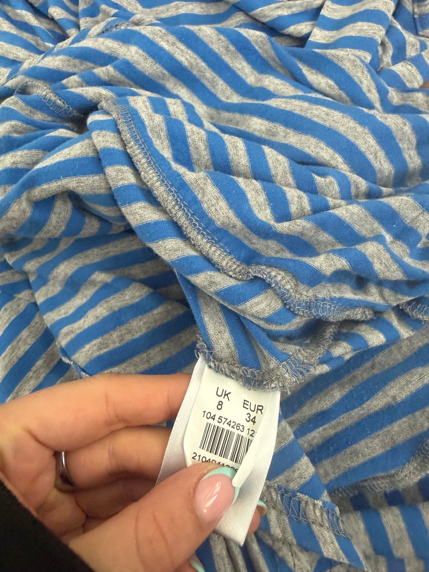 Y2K Striped Mini Dress
