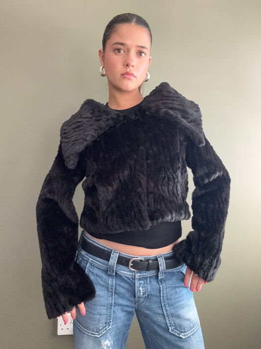 Faux Fur Jacket (S)