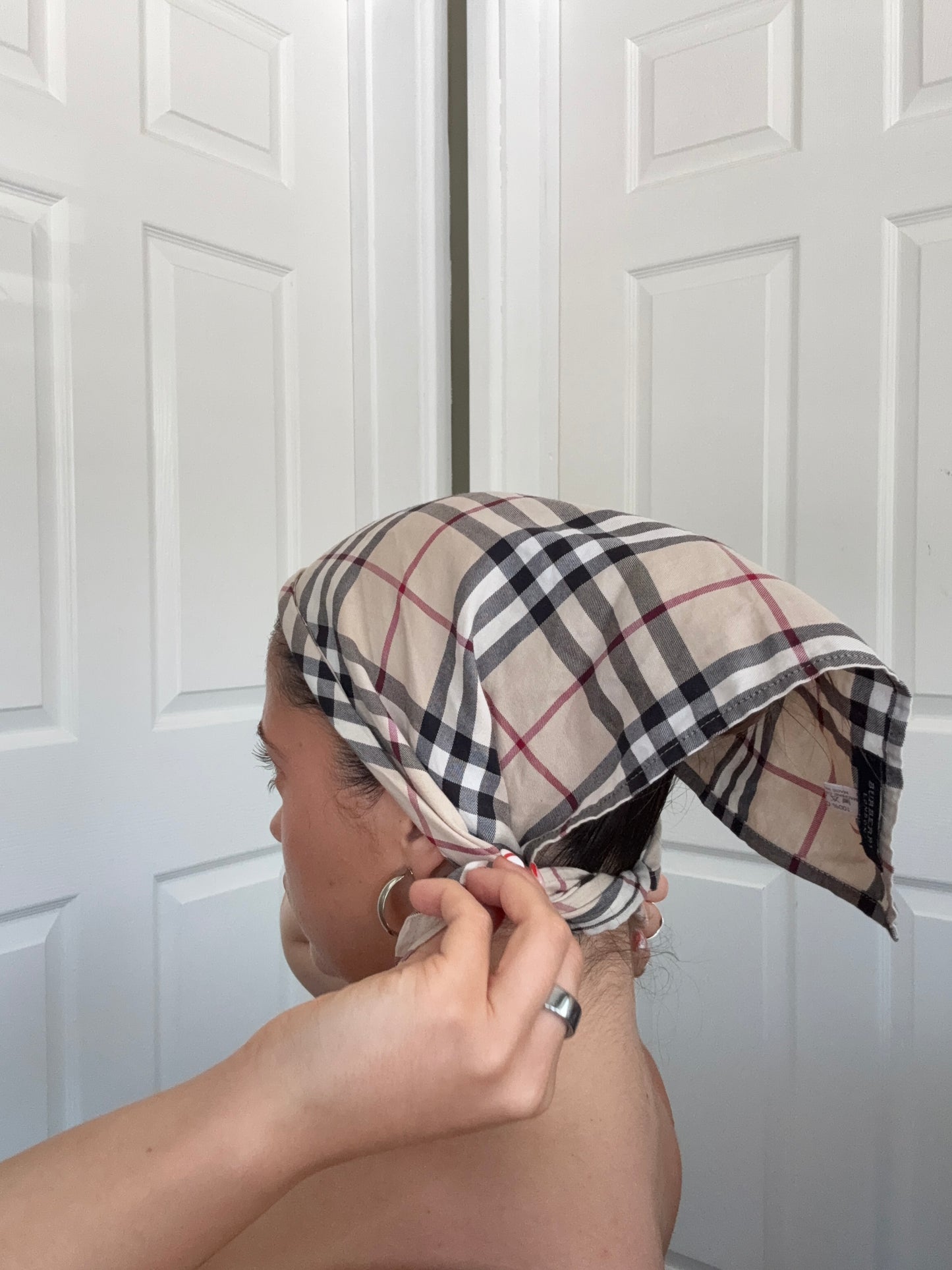 Vintage Burberry Triangle Scarf