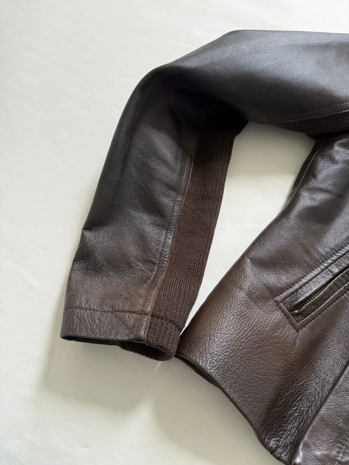 Morgan De Toi Leather Asymmetric Jacket (S)