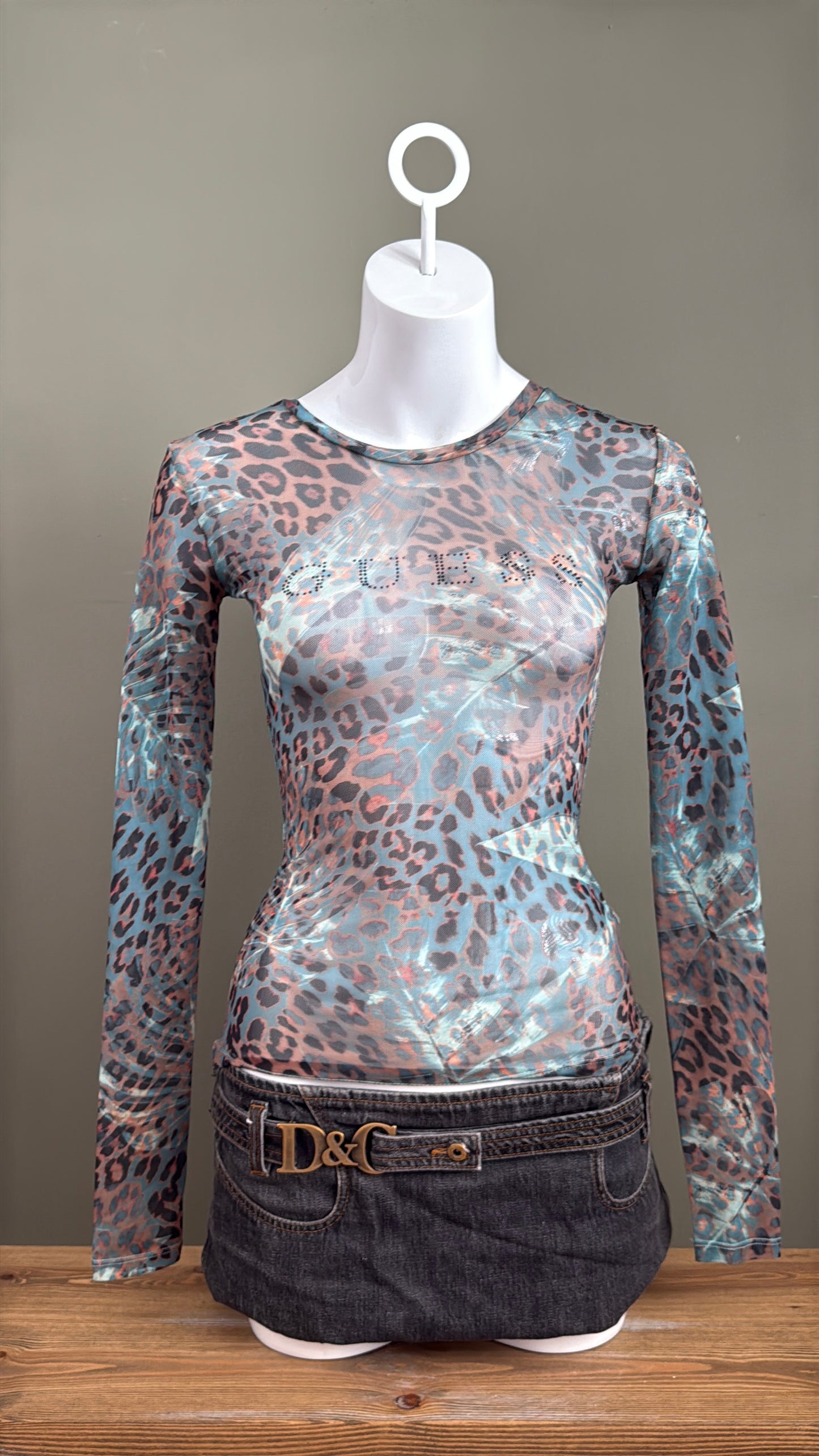 Guess Mesh Top (XS)