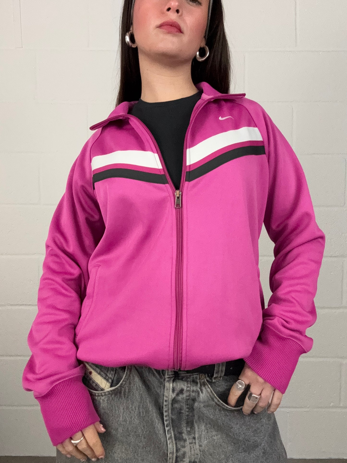 Pink Nike Tracksuit Top (XL)