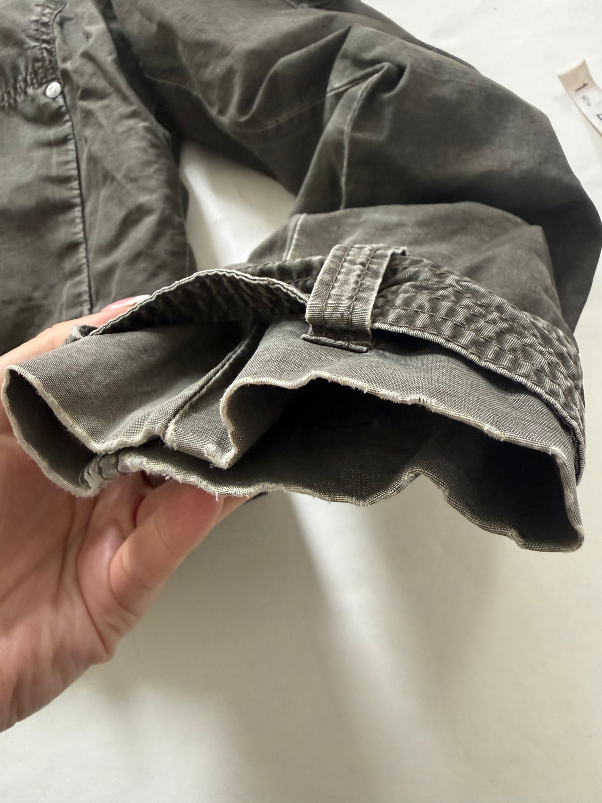 Diesel Khaki Vintage Biker Jacket (M)