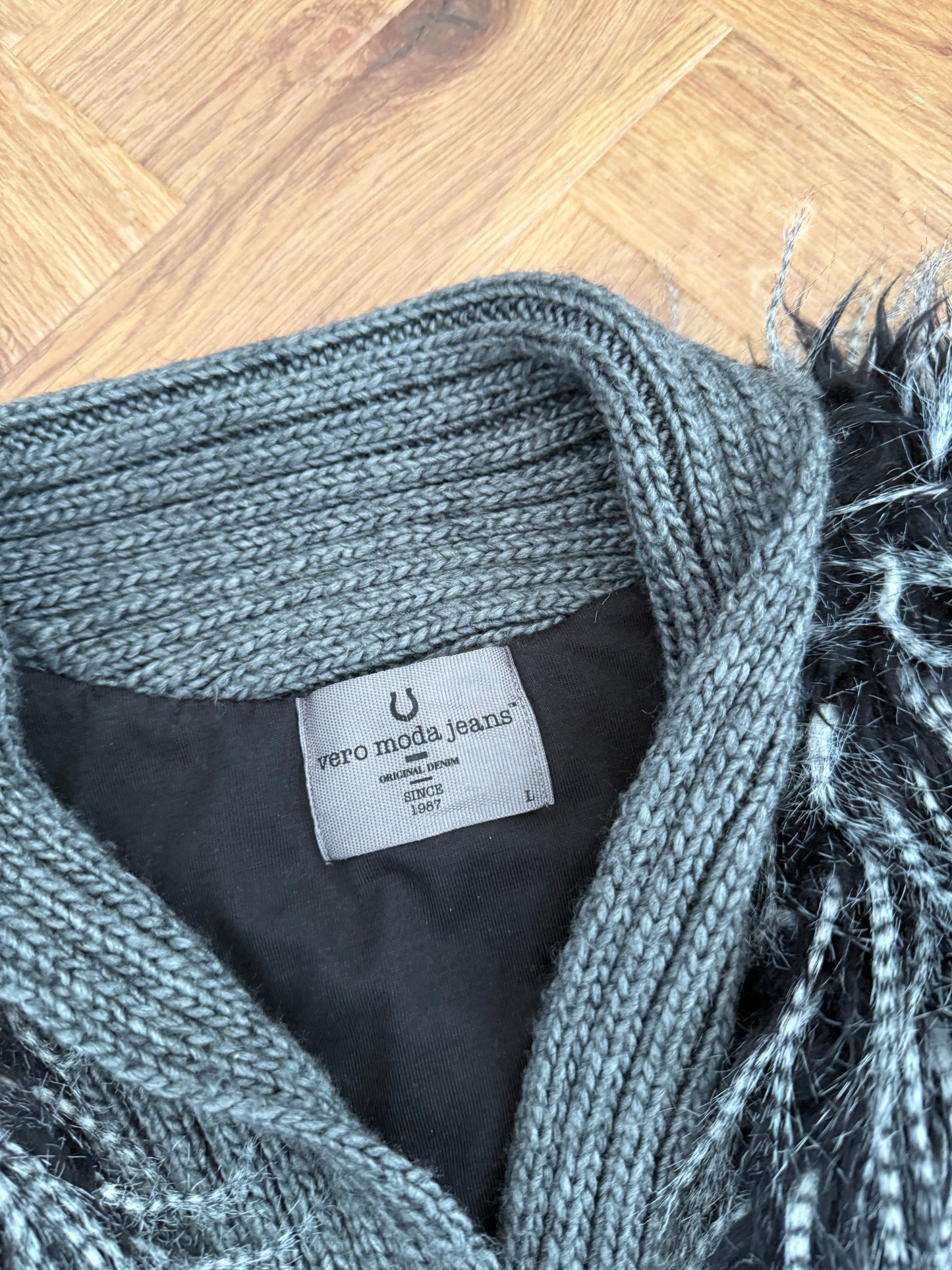 Cropped Faux Fur Bolero (L)
