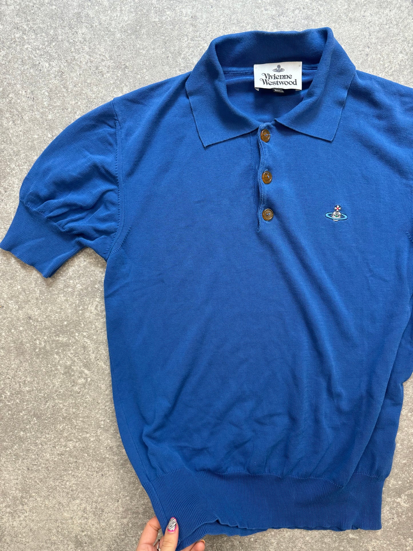 Vivienne Westwood Knitted Polo Shirt