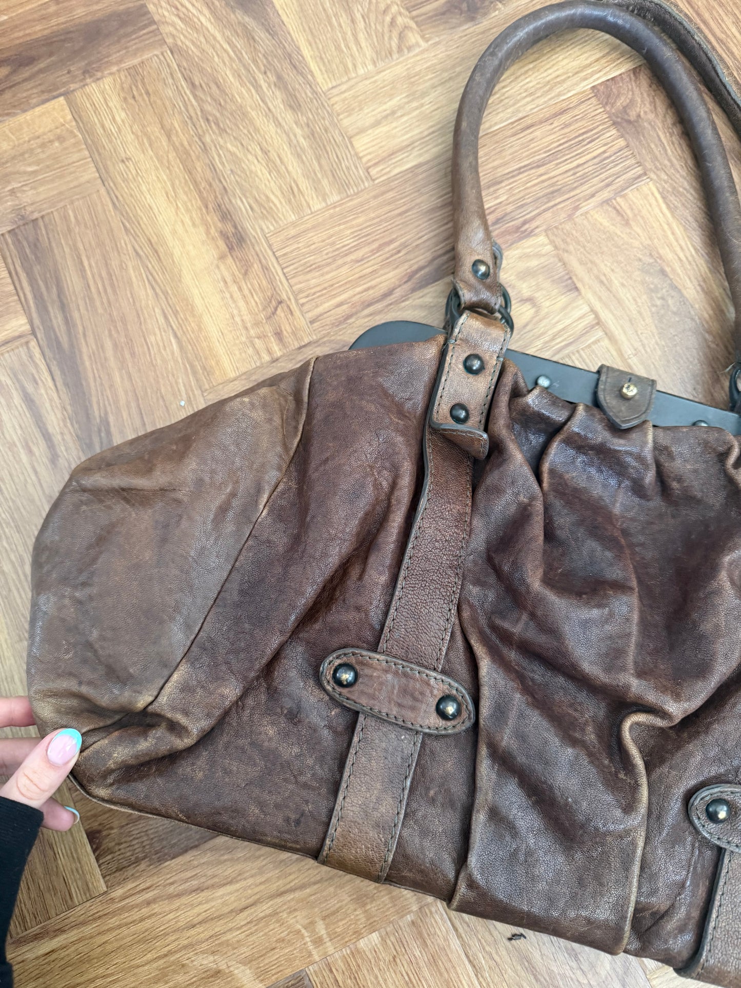 Allsaints Leather Nocturne Bag
