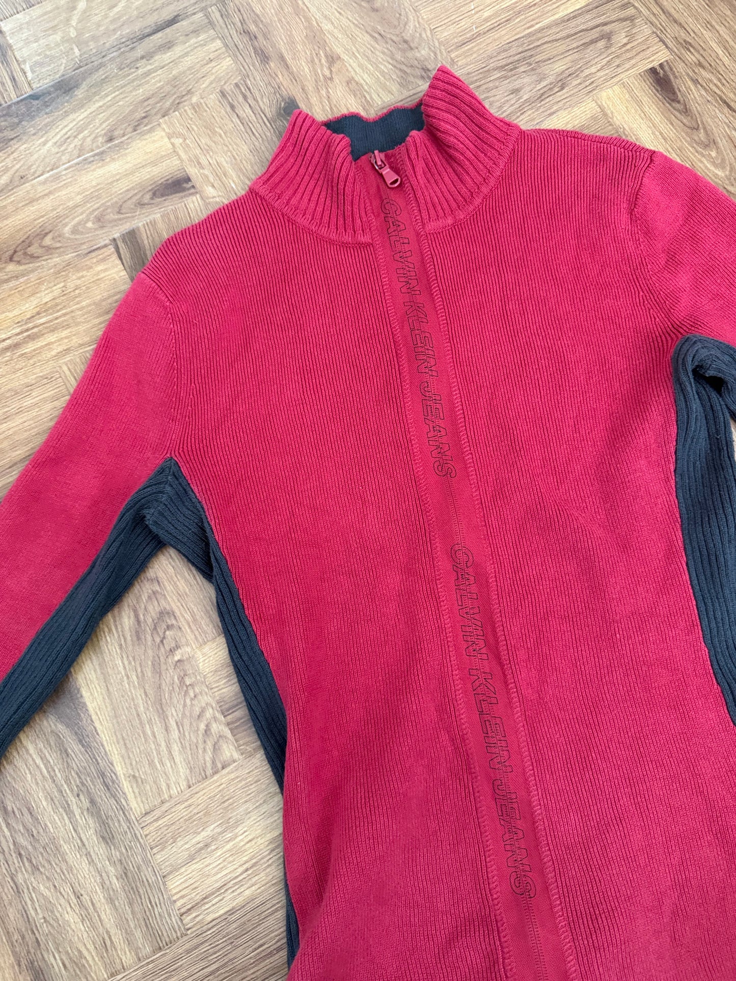 Calvin Klein Zip Knit Jumper (M)
