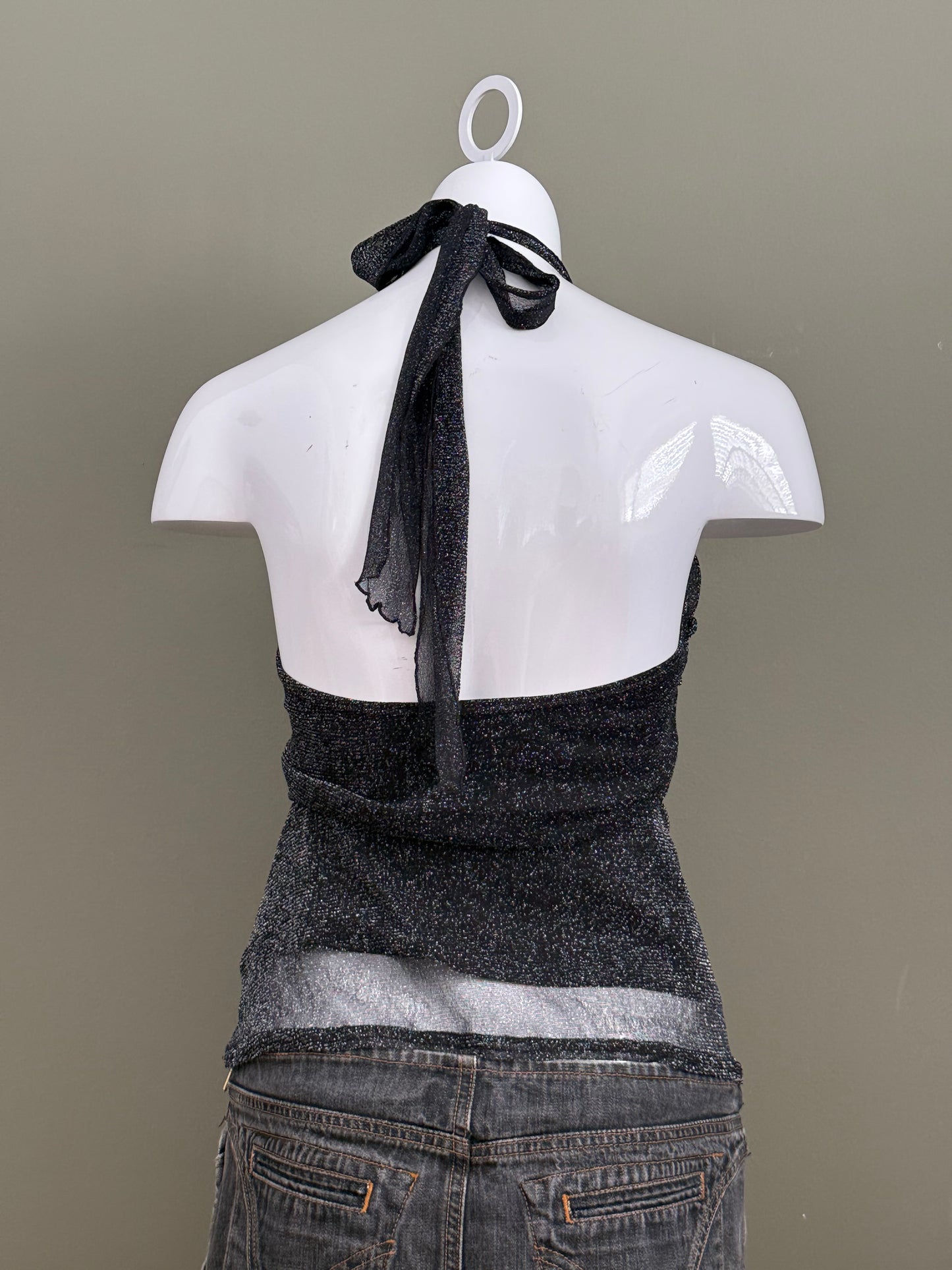 Sparkly Halterneck Top (UK10)