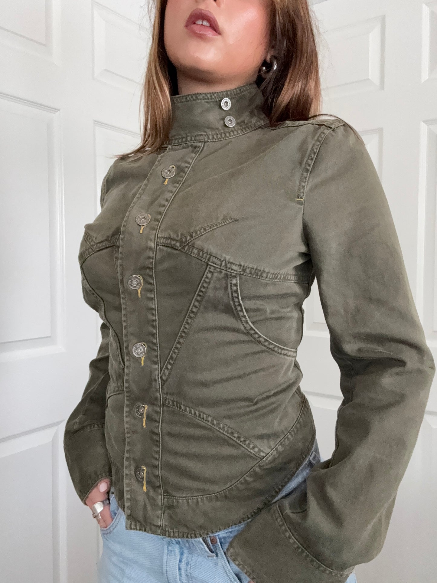 Diesel Khaki Corset Jacket (L)