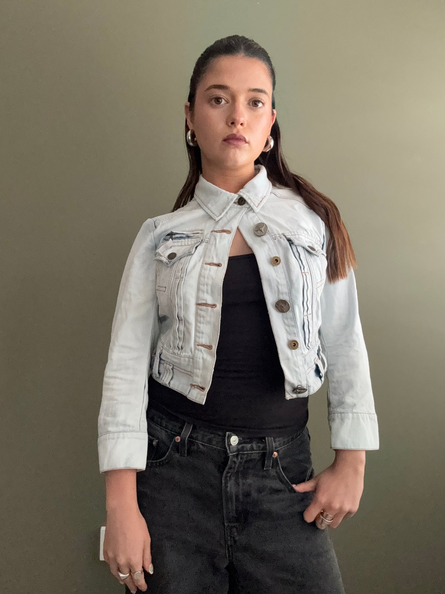 Cropped Denim Jacket (UK10)