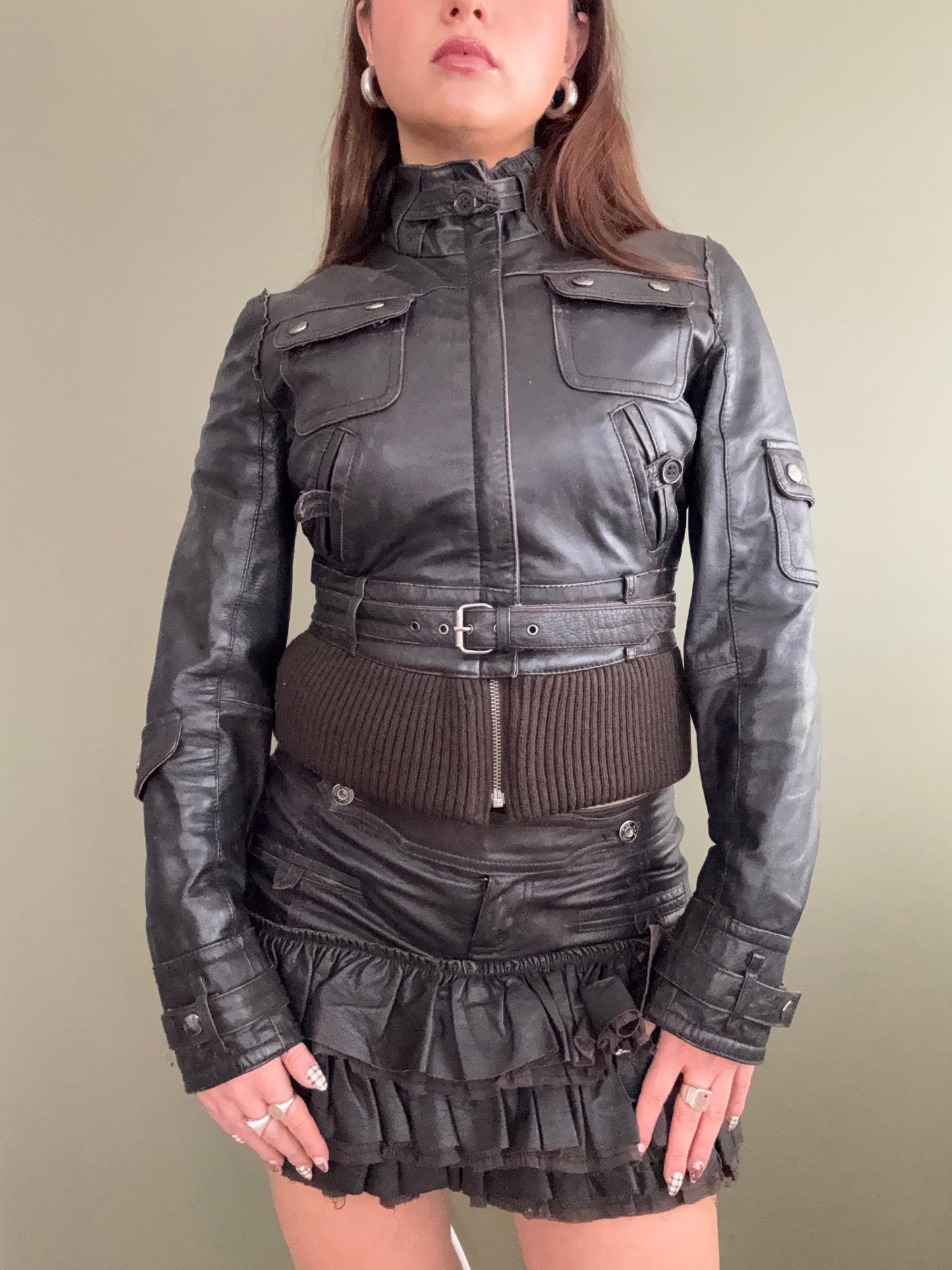 Leather Two Piece Set (S)