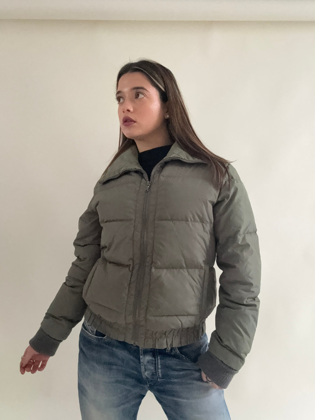 Calvin Klein Khaki Puffer (L)