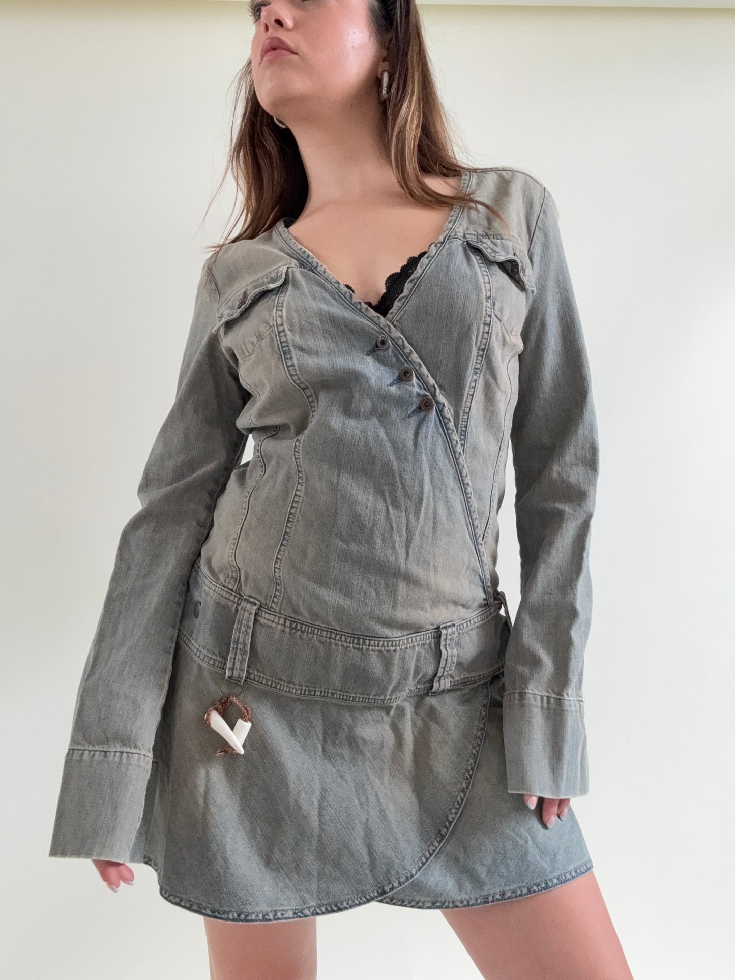 Diesel Denim Wrap Dress (L)