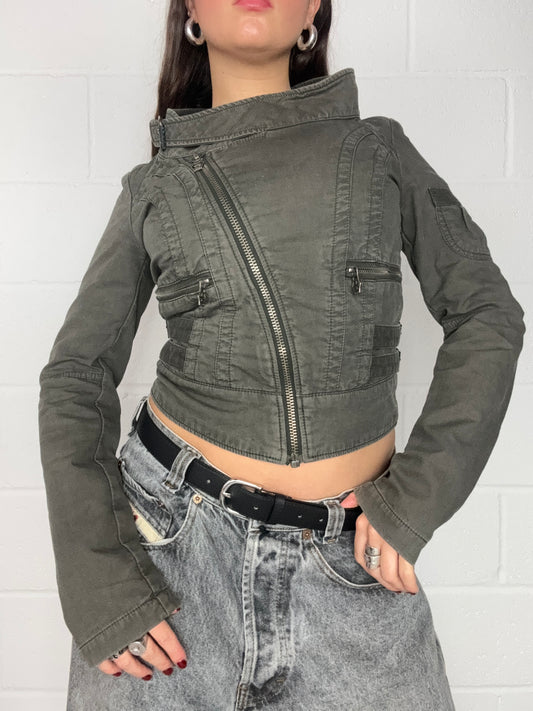 Diesel Vintage Fitted Cropped Jacket