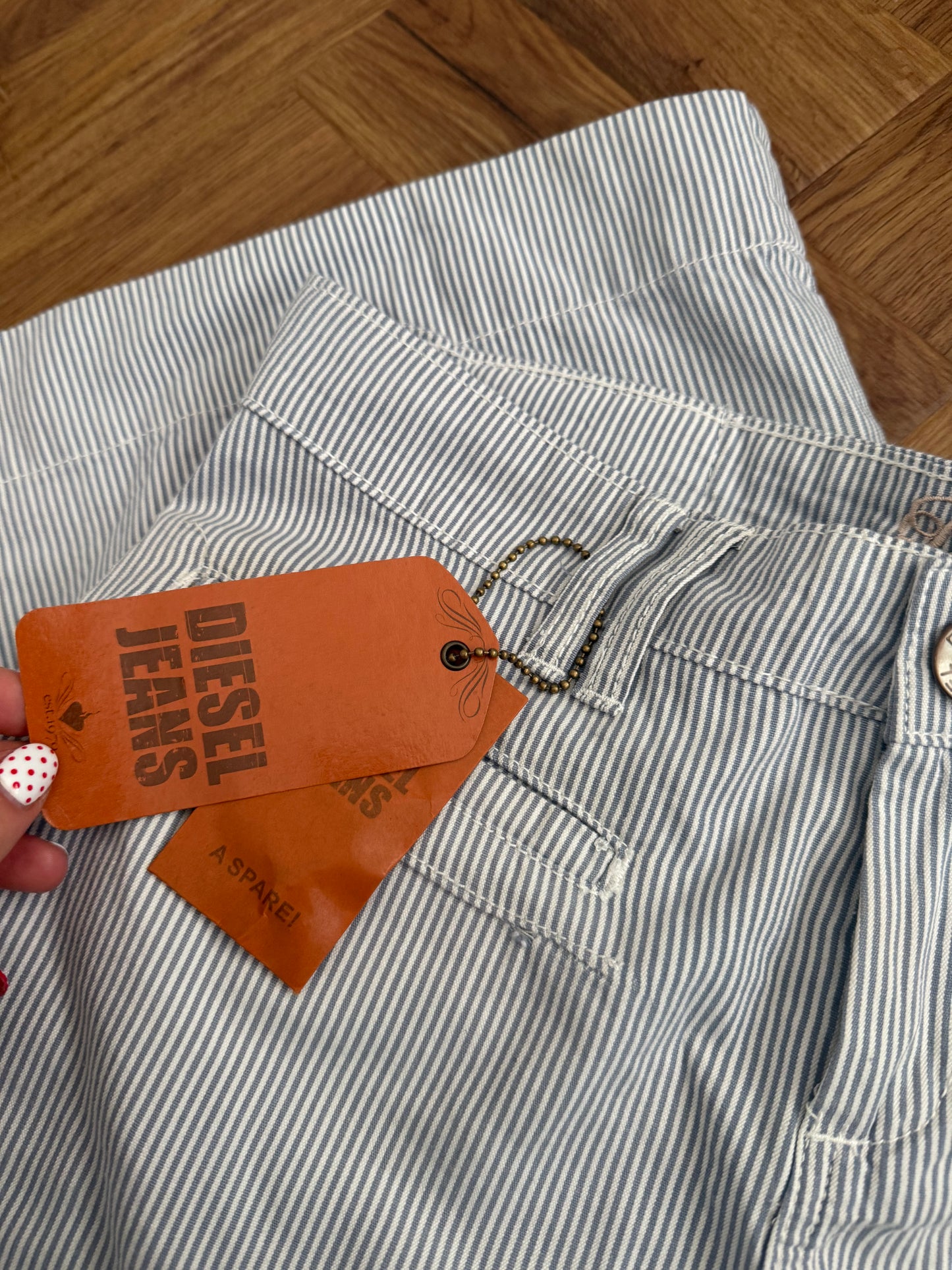 Diesel Cotton Pinstripe Trouser (30R)