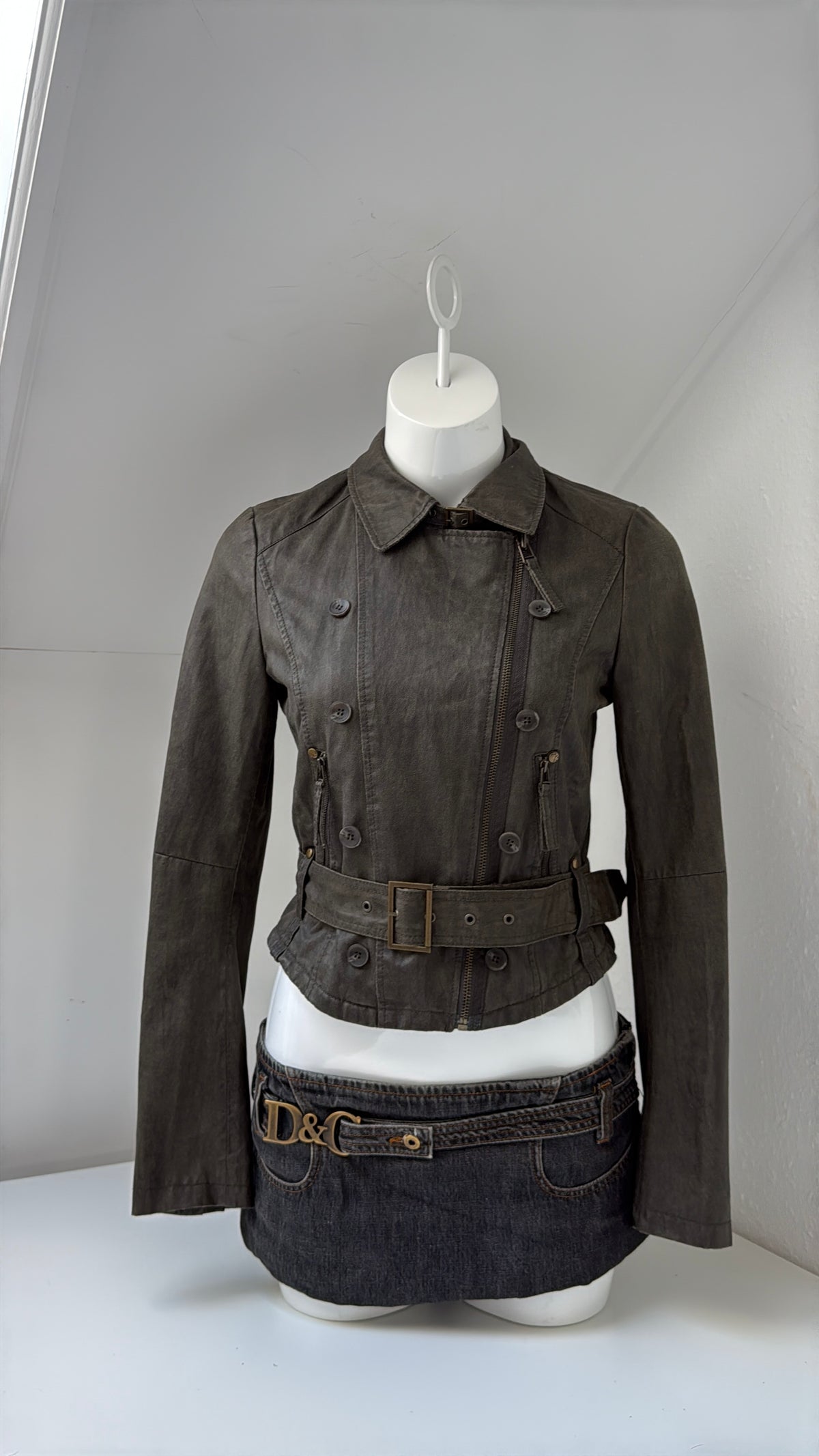 Vintage Asymmetric Jacket (S)