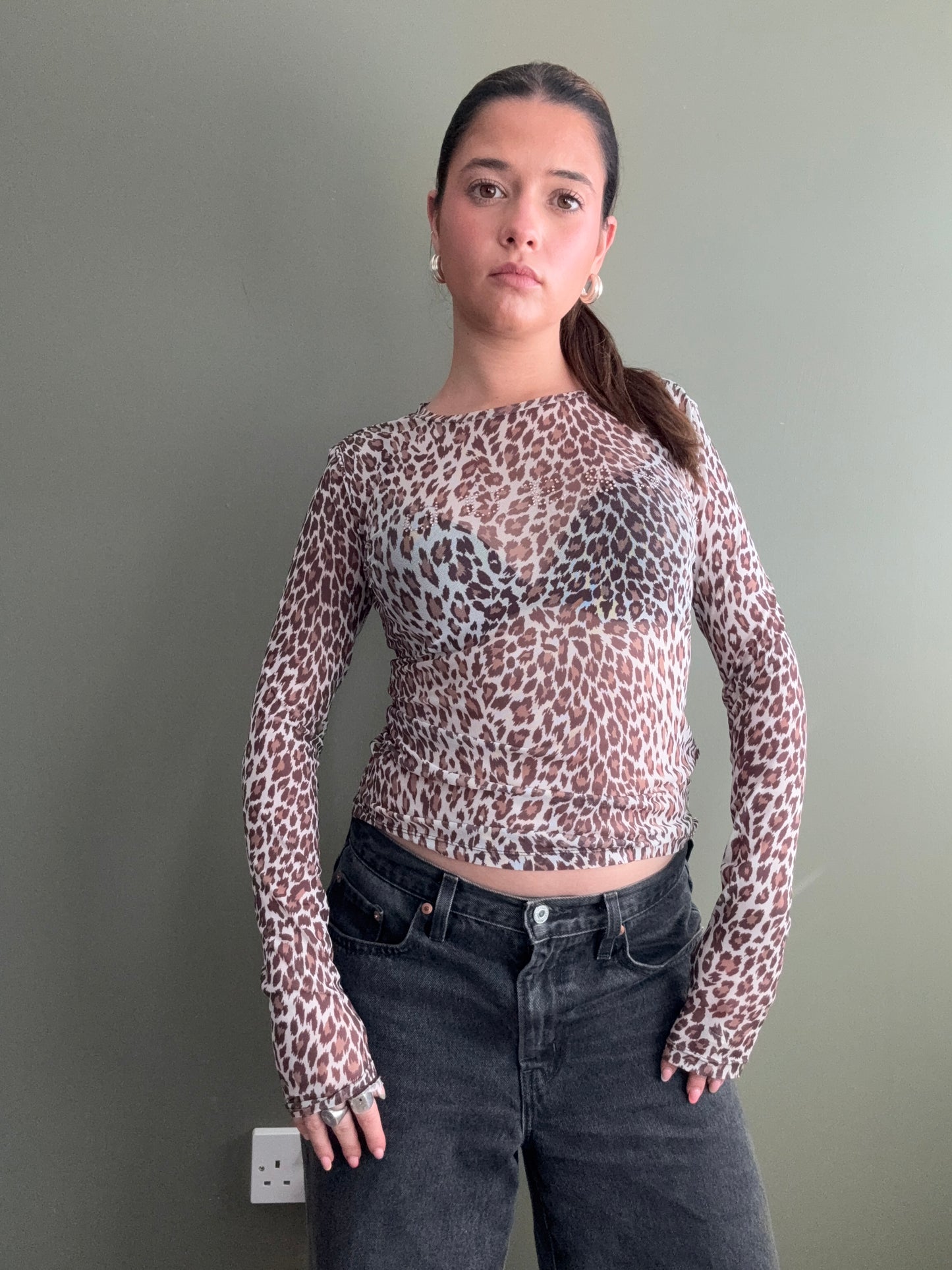Guess Mesh Top (S)