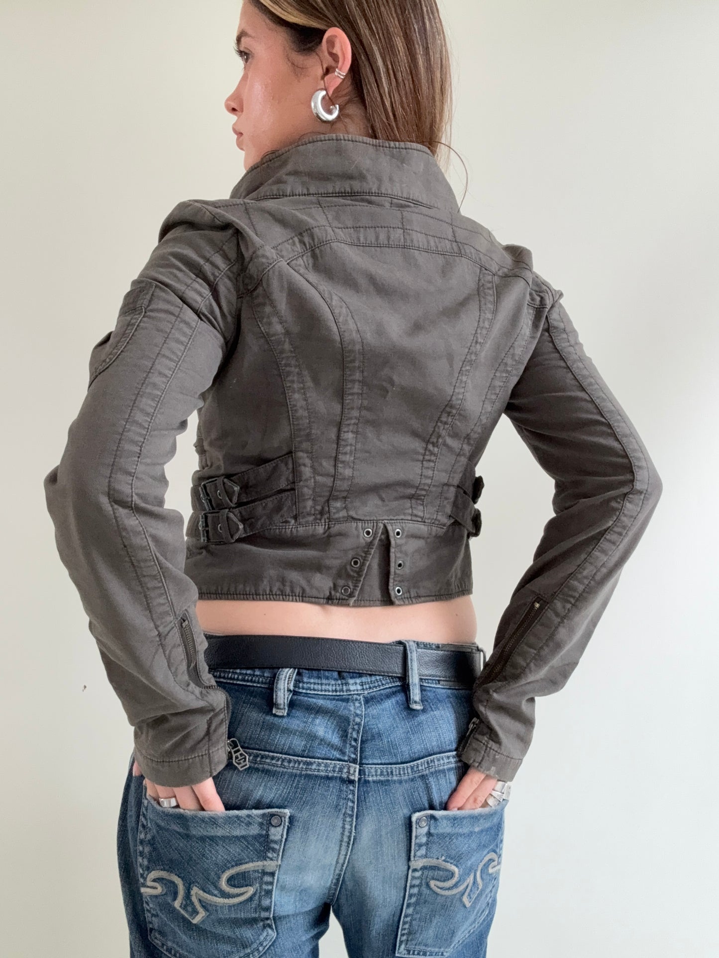Diesel Cropped Utility Jacket (M)