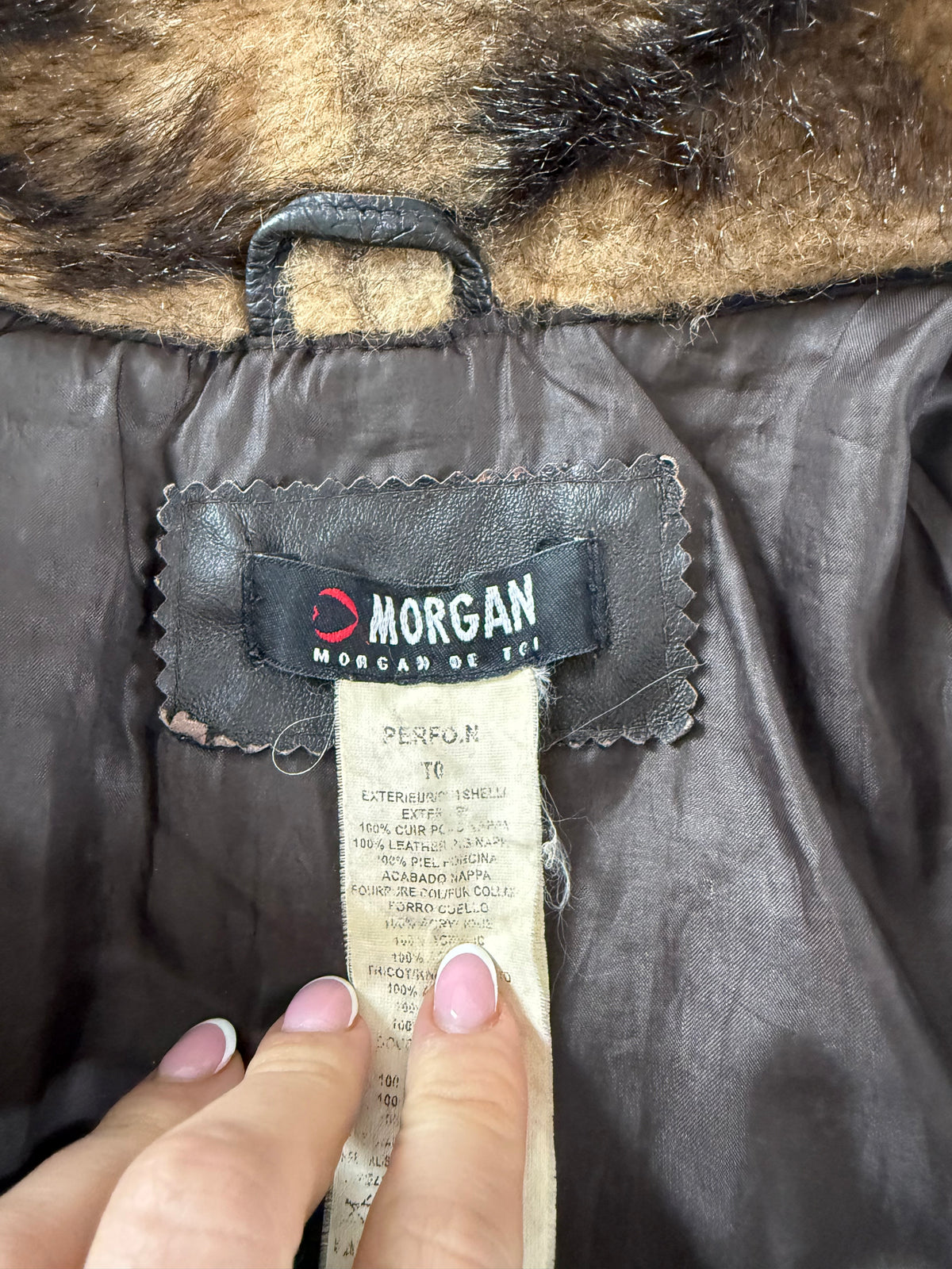 Morgan De Toi Leather Asymmetric Jacket (XS)