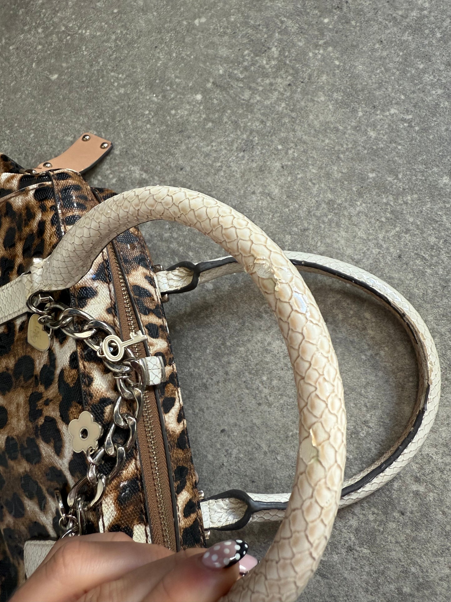 Guess Leopard Print Handbag