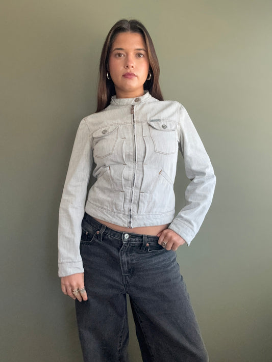 Calvin Klein Fitted Denim Jacket (S)