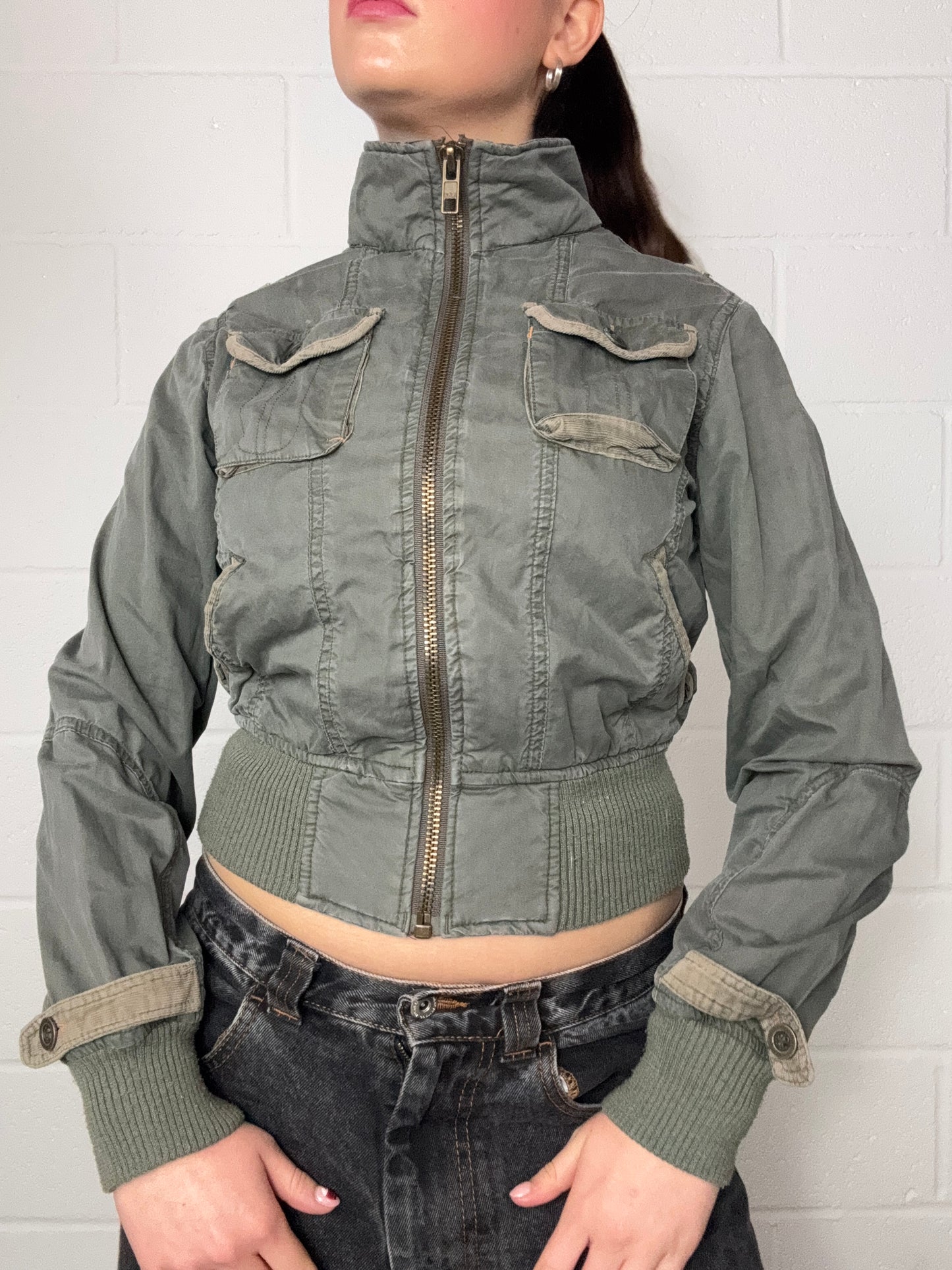 Y2K Cargo Jacket (UK8)