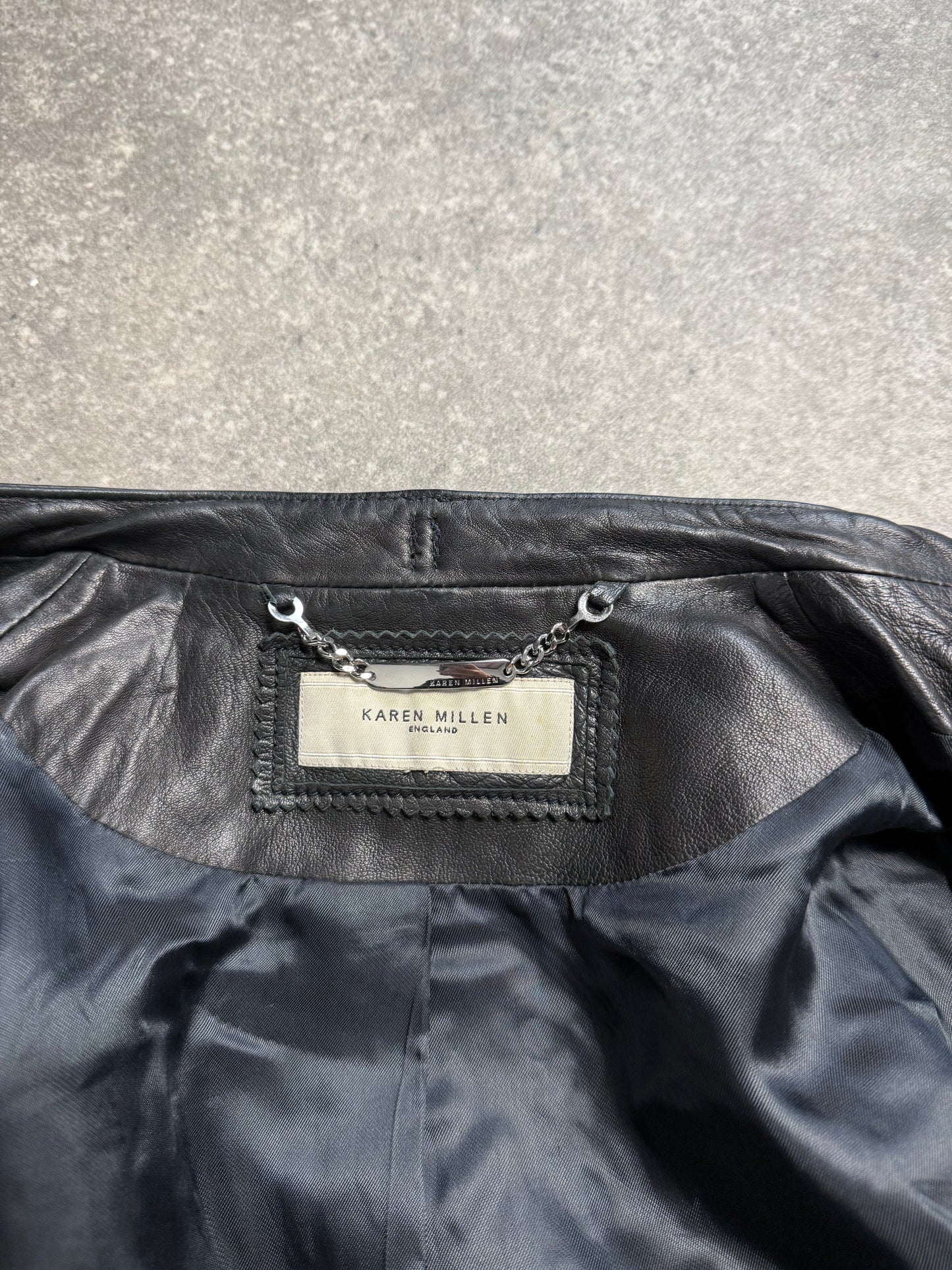 Karen Millen Leather Jacket (S)
