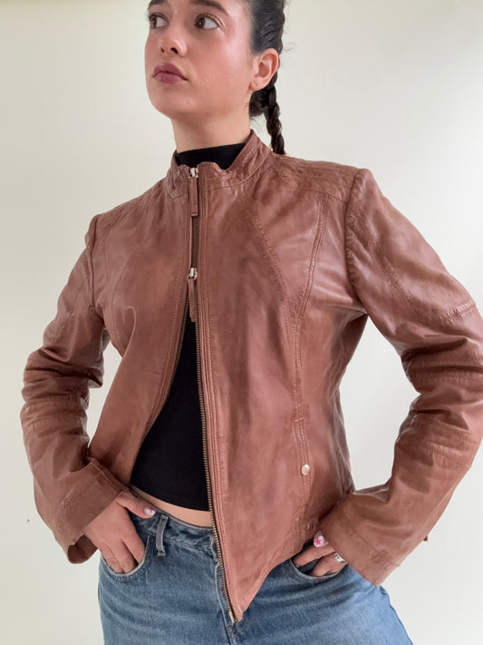 Hugo Boss Leather Jacket (M)