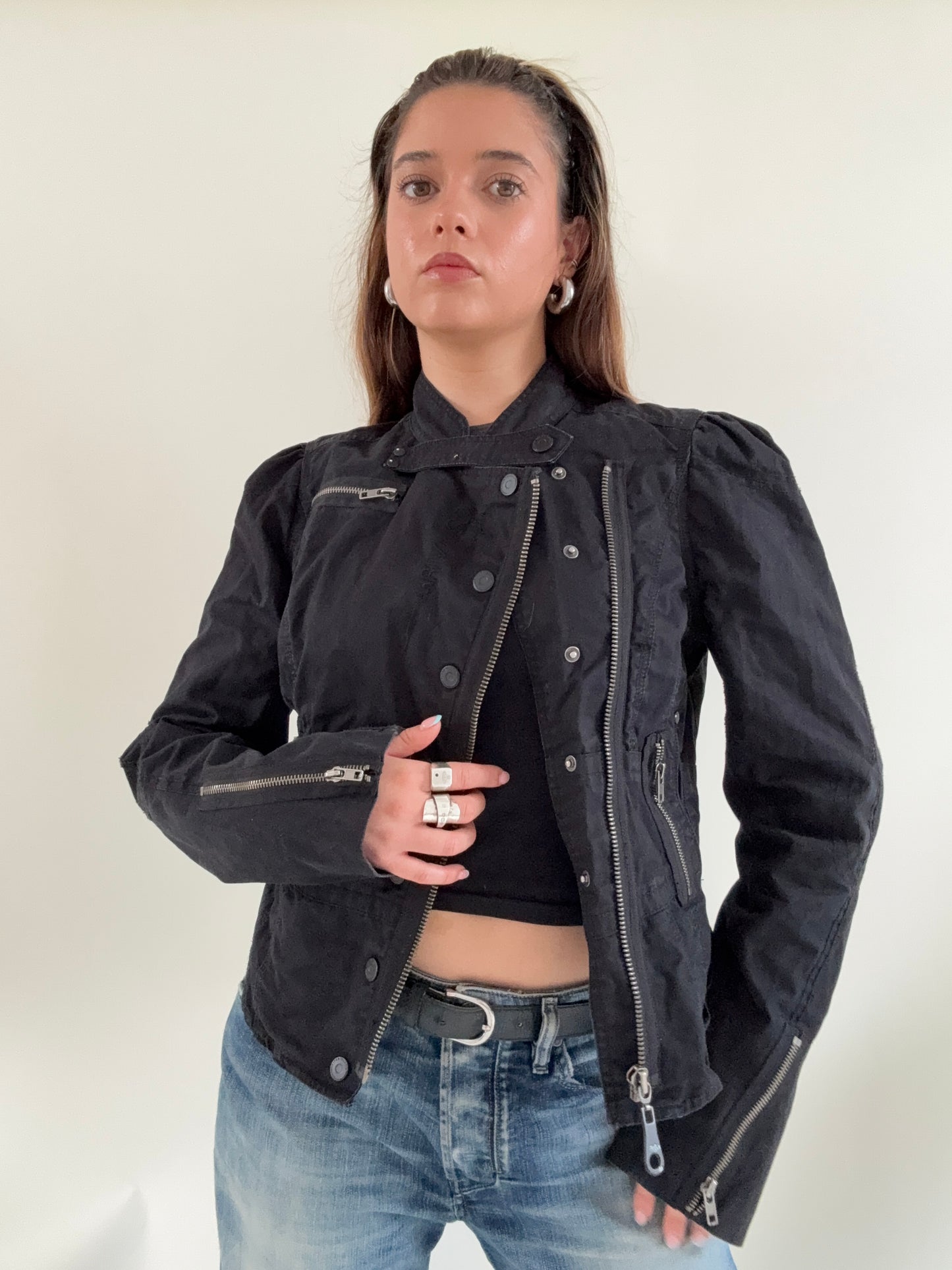 Y2K Asymmetric Corset Jacket (UK12)