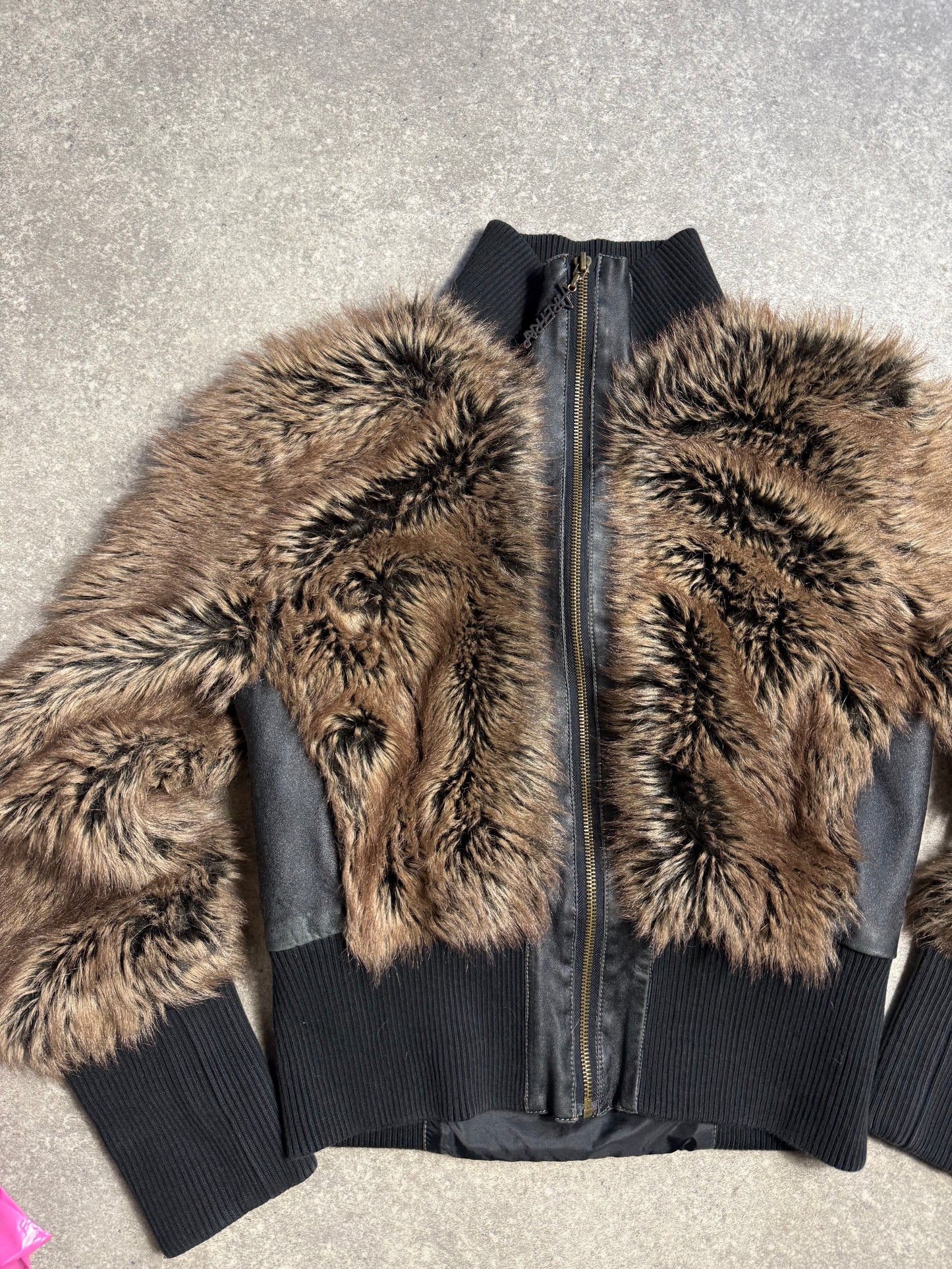 Faux Fur Firetrap Jacket (M)