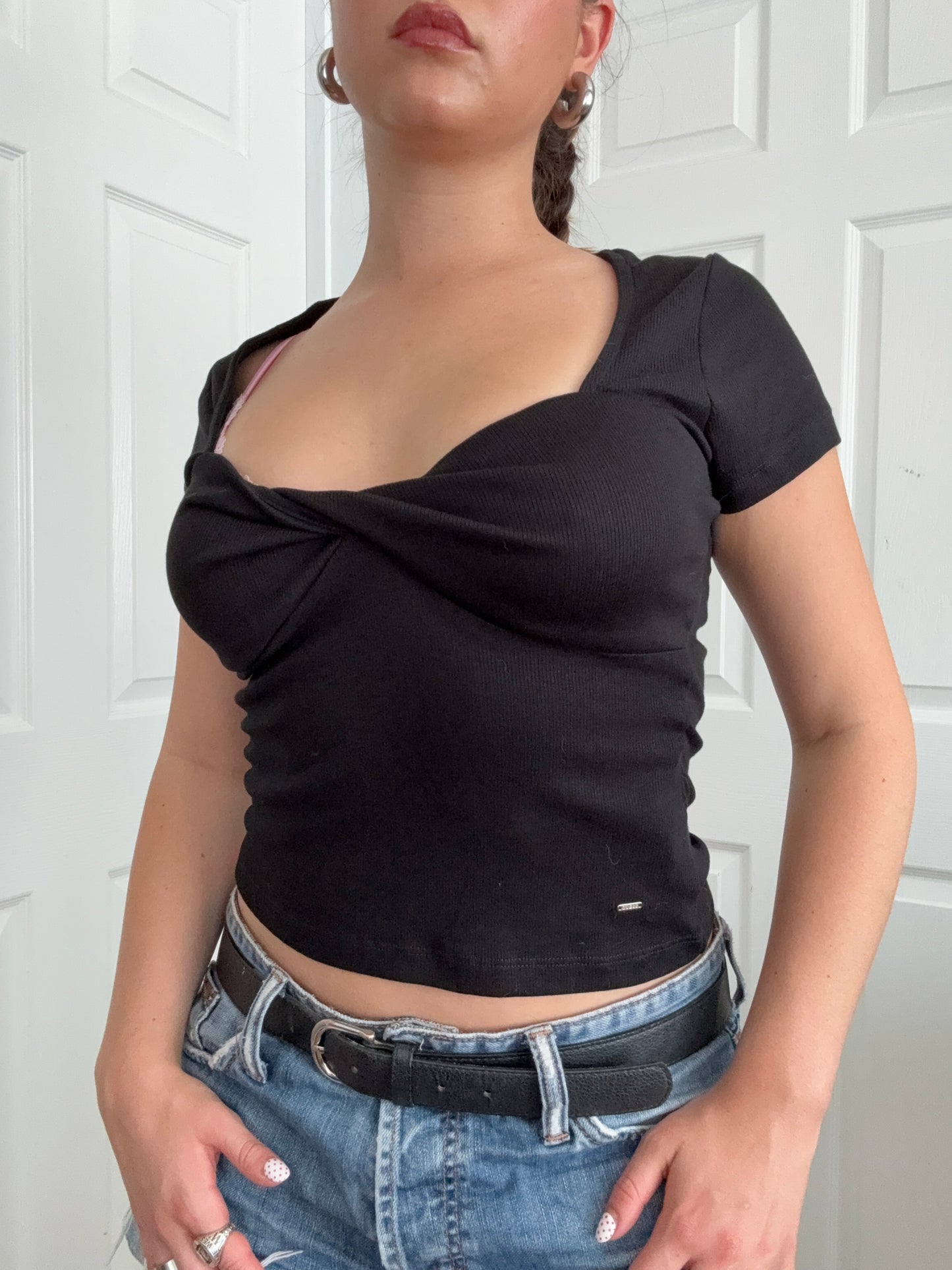 Guess Wrap Crop Top (M)