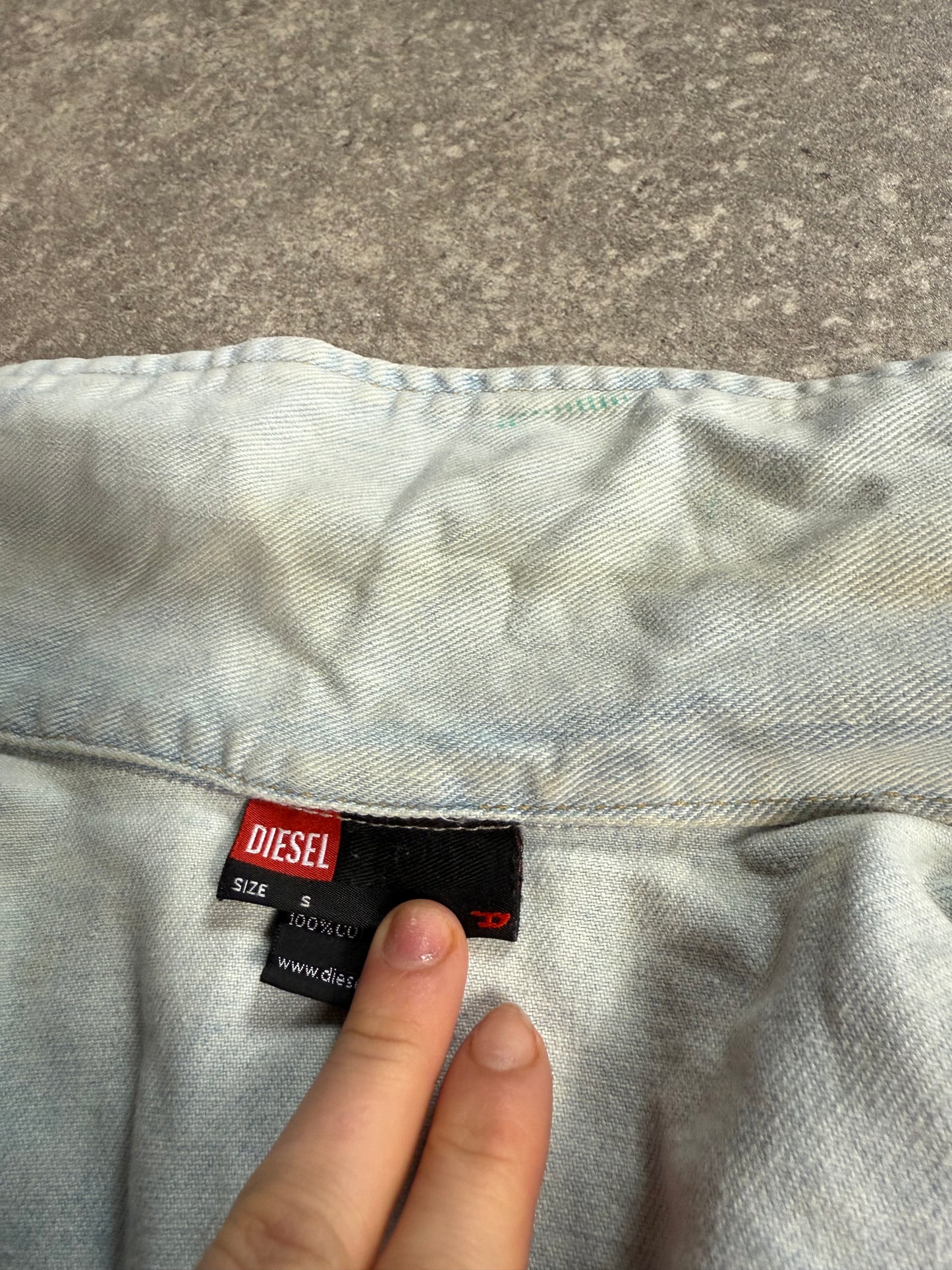 Fitted Diesel Denim Jacket (S)