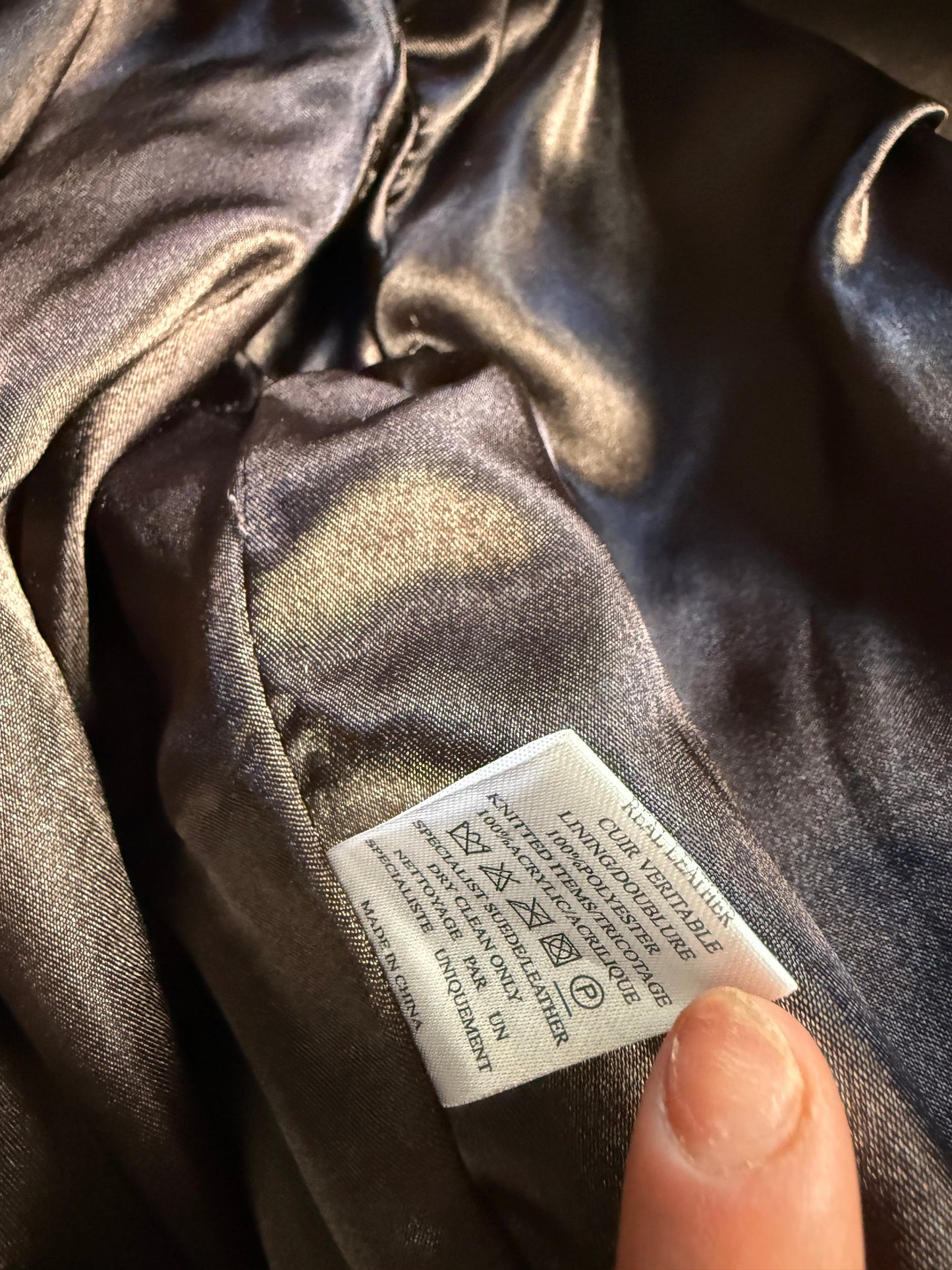 Leather Buckle Jacket (UK14)