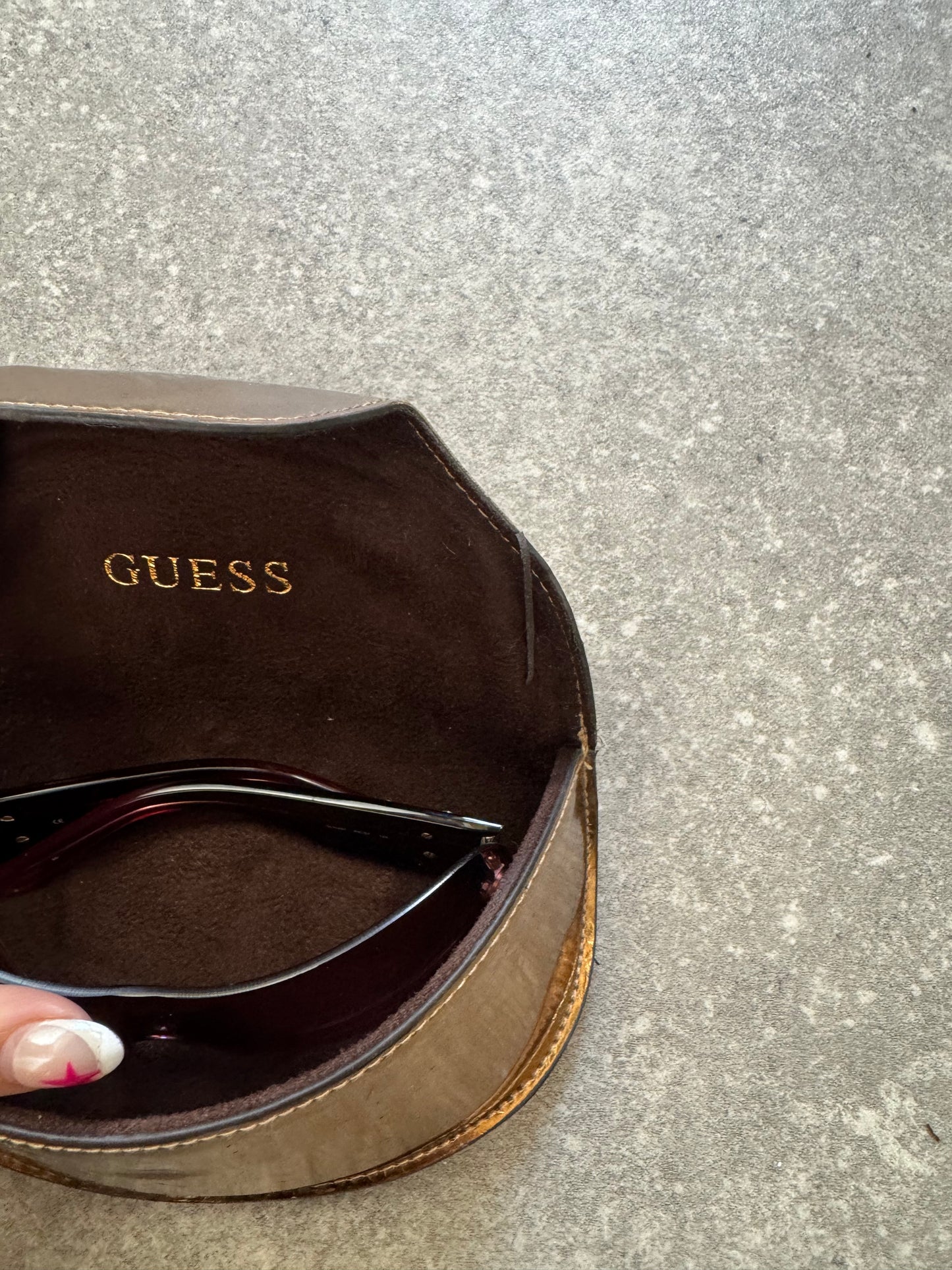 Guess Pink Shield Sunglasses