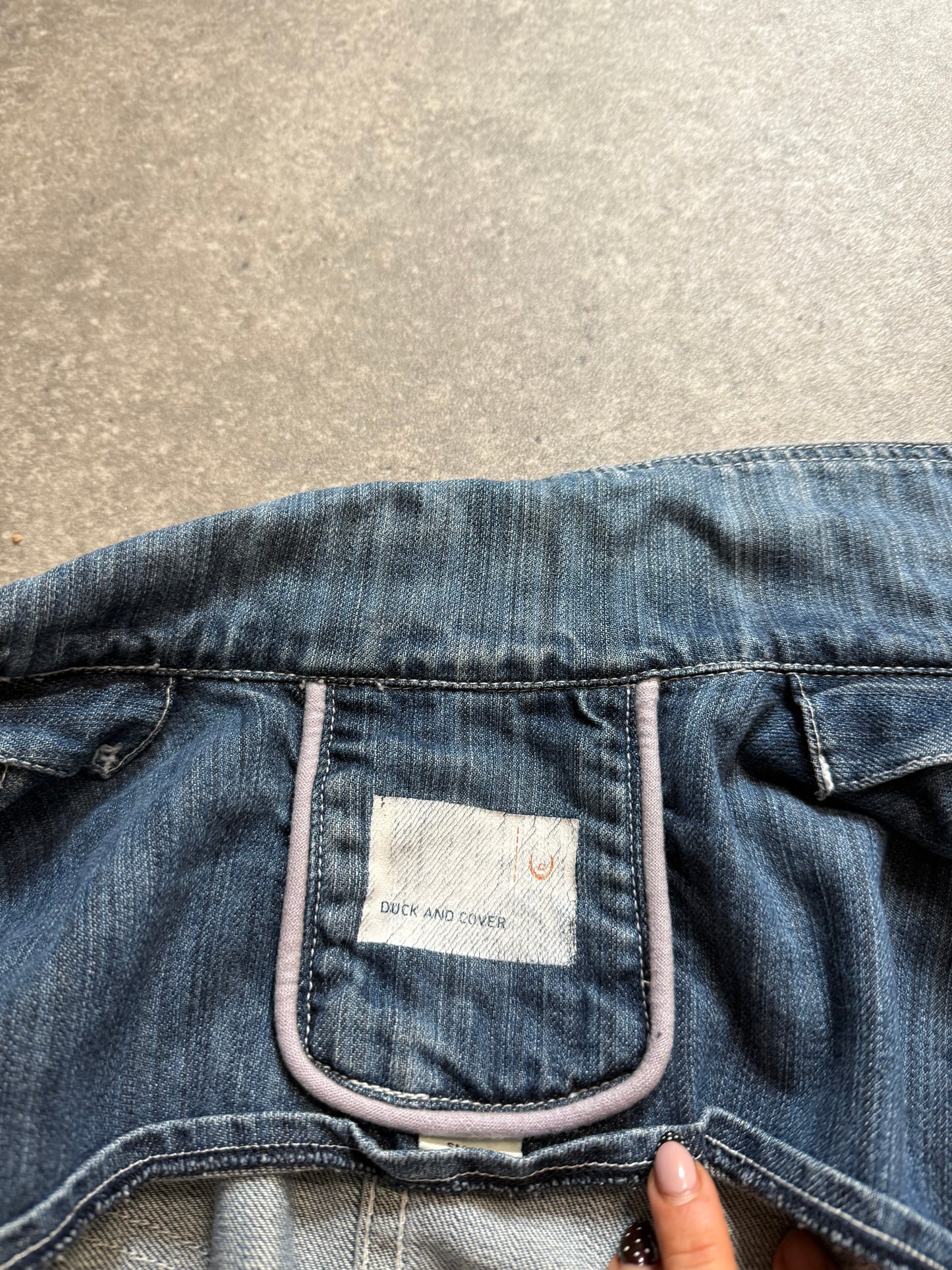 Denim Bomber Jacket (S)