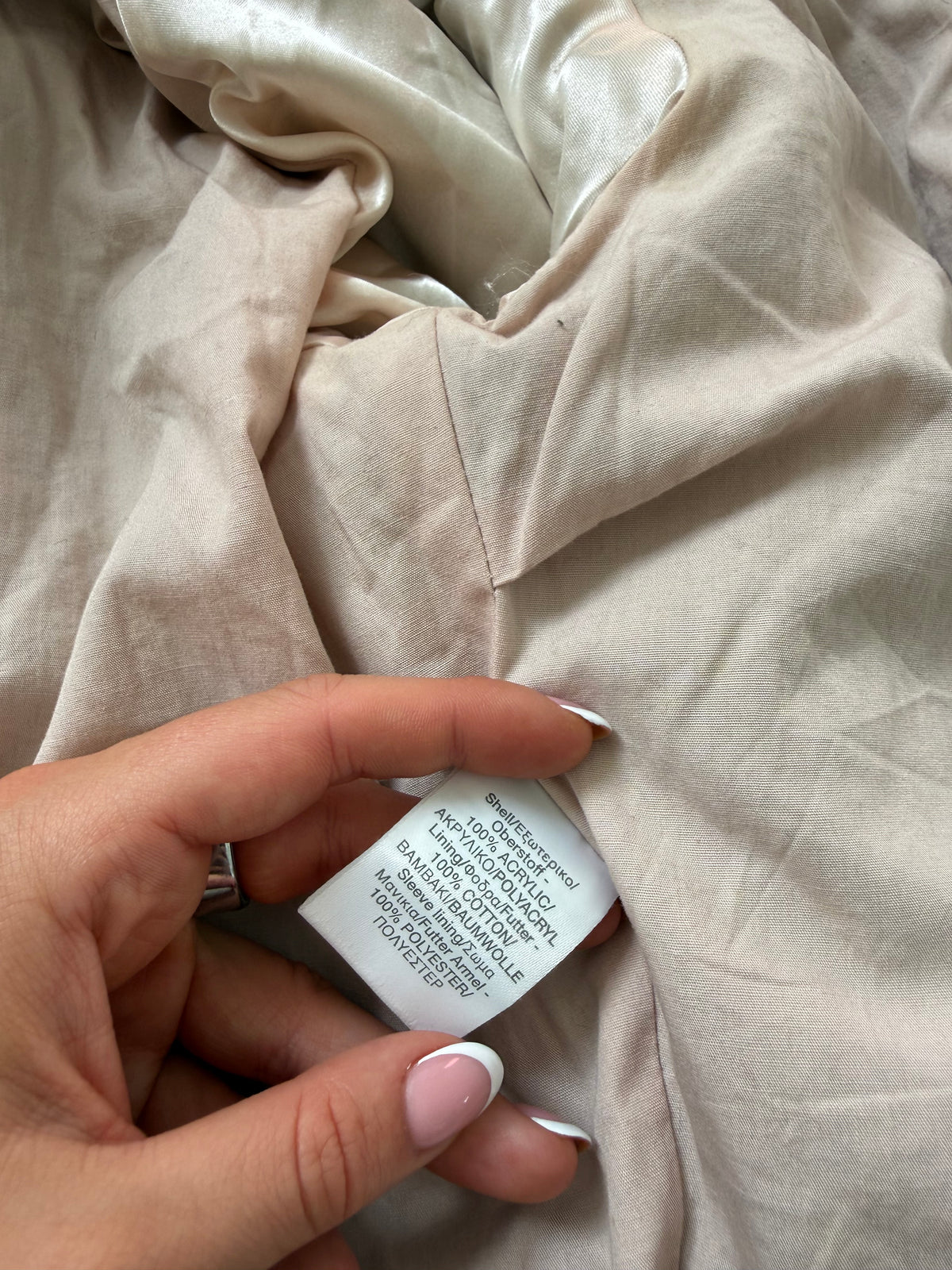 Faux Fur Bomber Jacket (UK16)