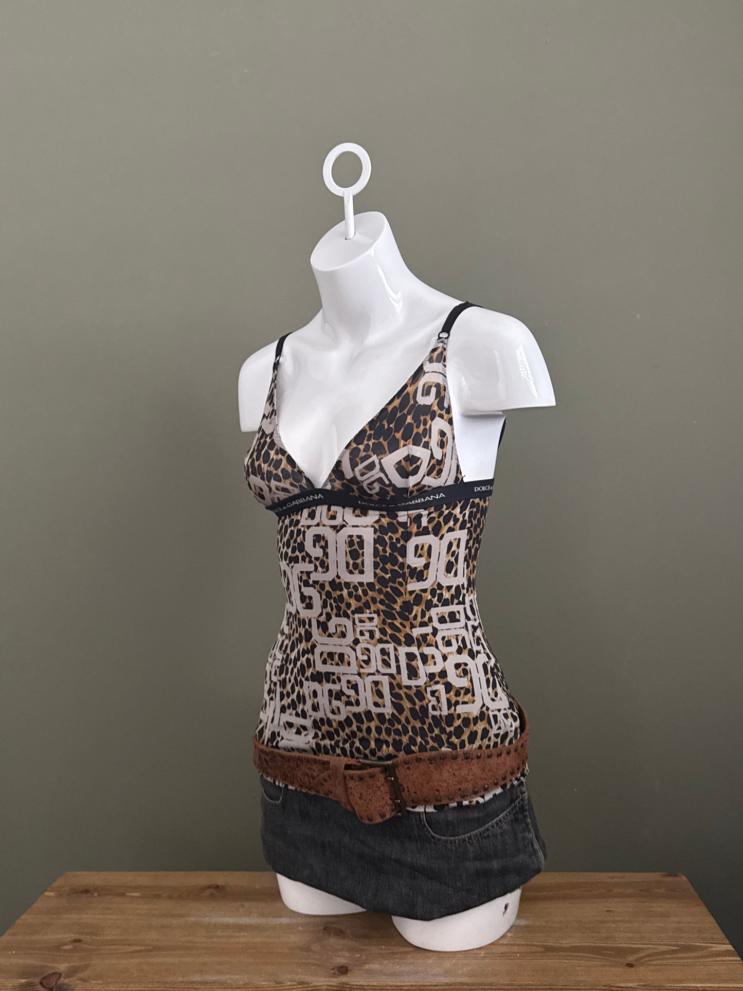 Leather Diesel Studded Belt (S)