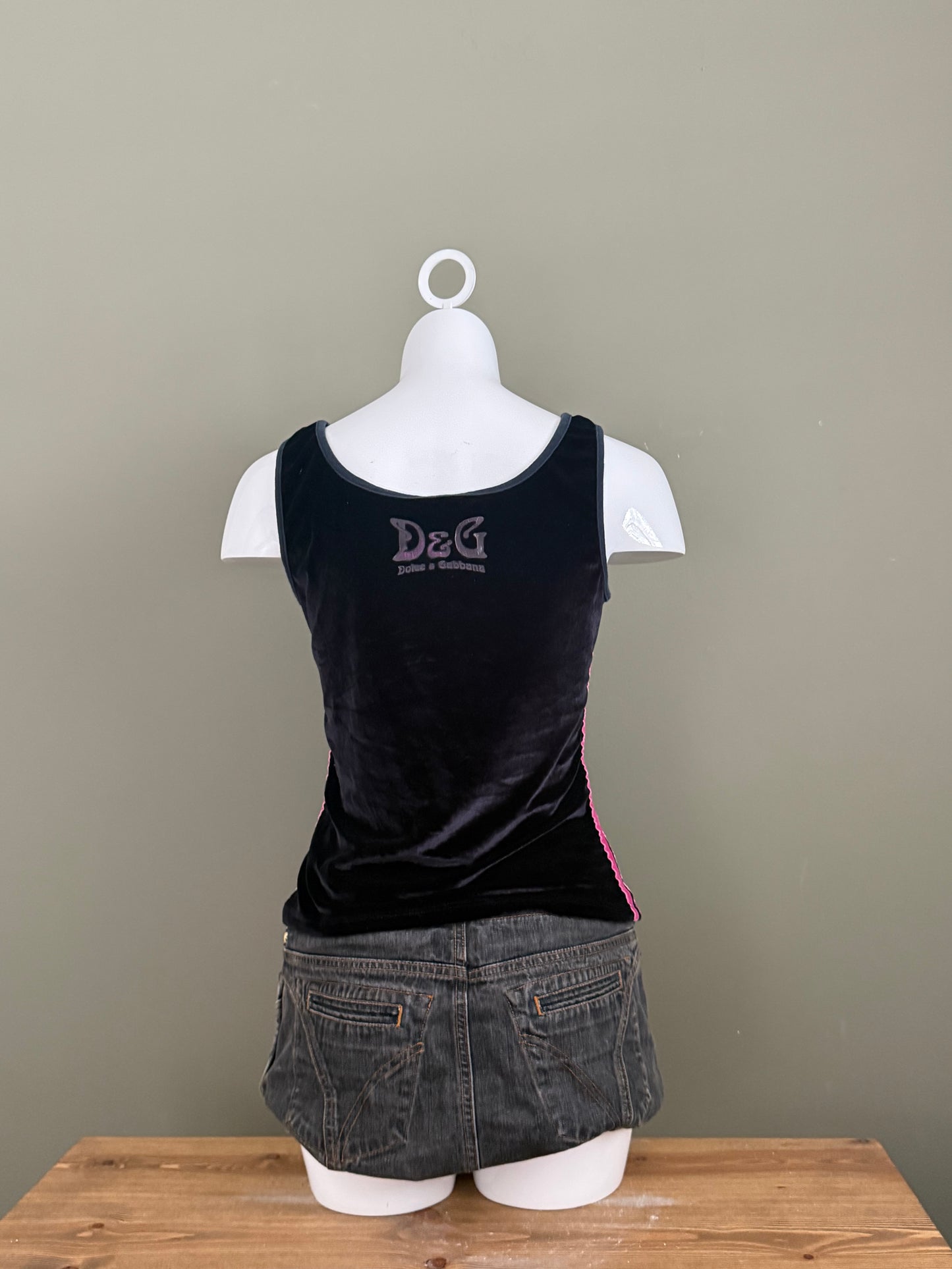 Dolce & Gabbana Velvet Vest (S)
