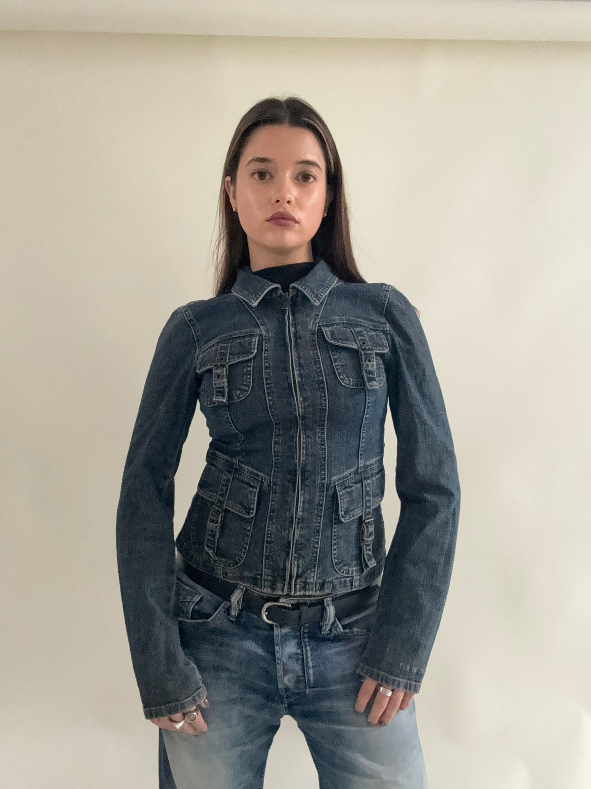 DKNY Denim Cargo Jacket (S)