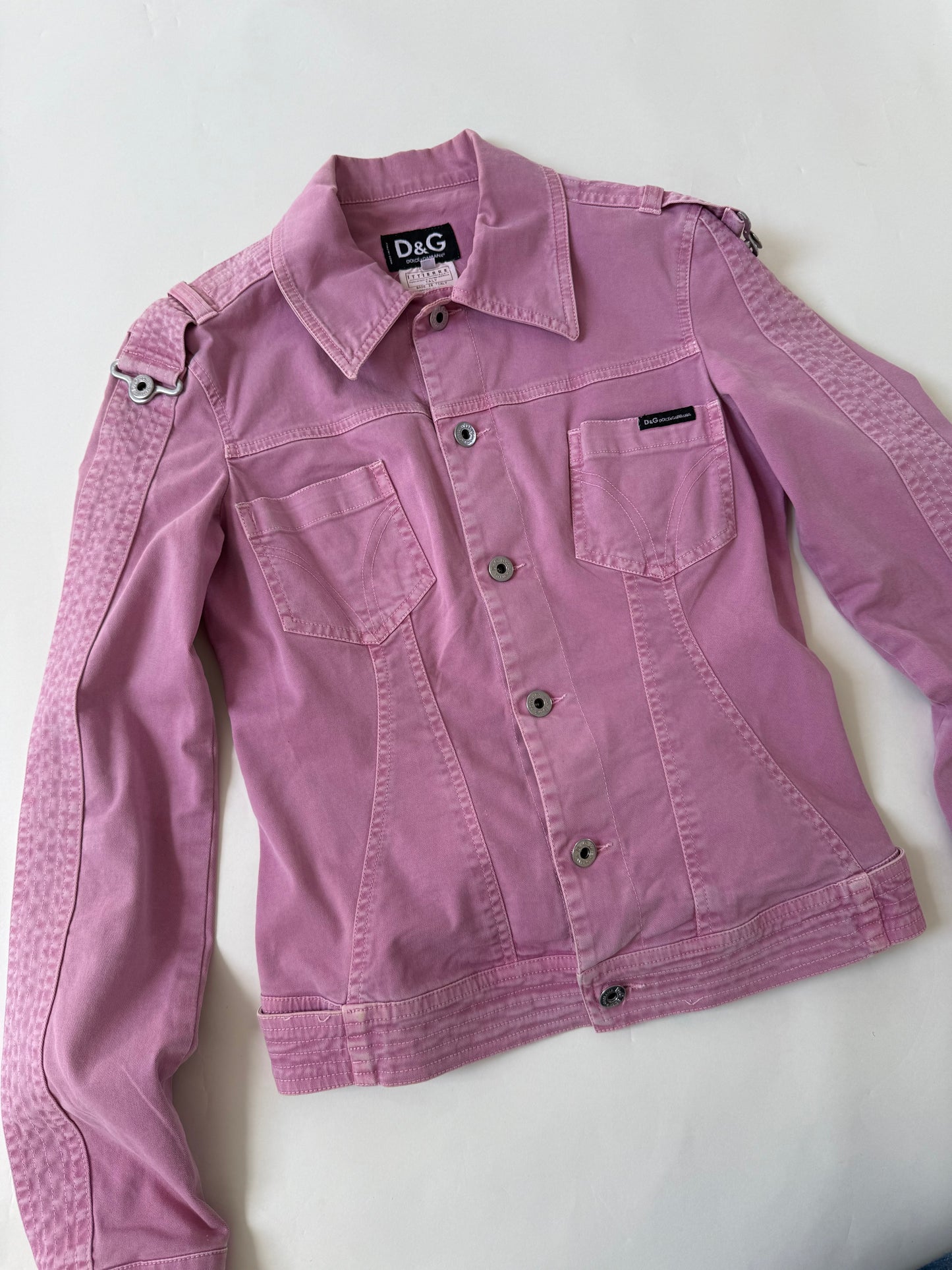 Dolce & Gabbana Pink Denim Jacket (S)