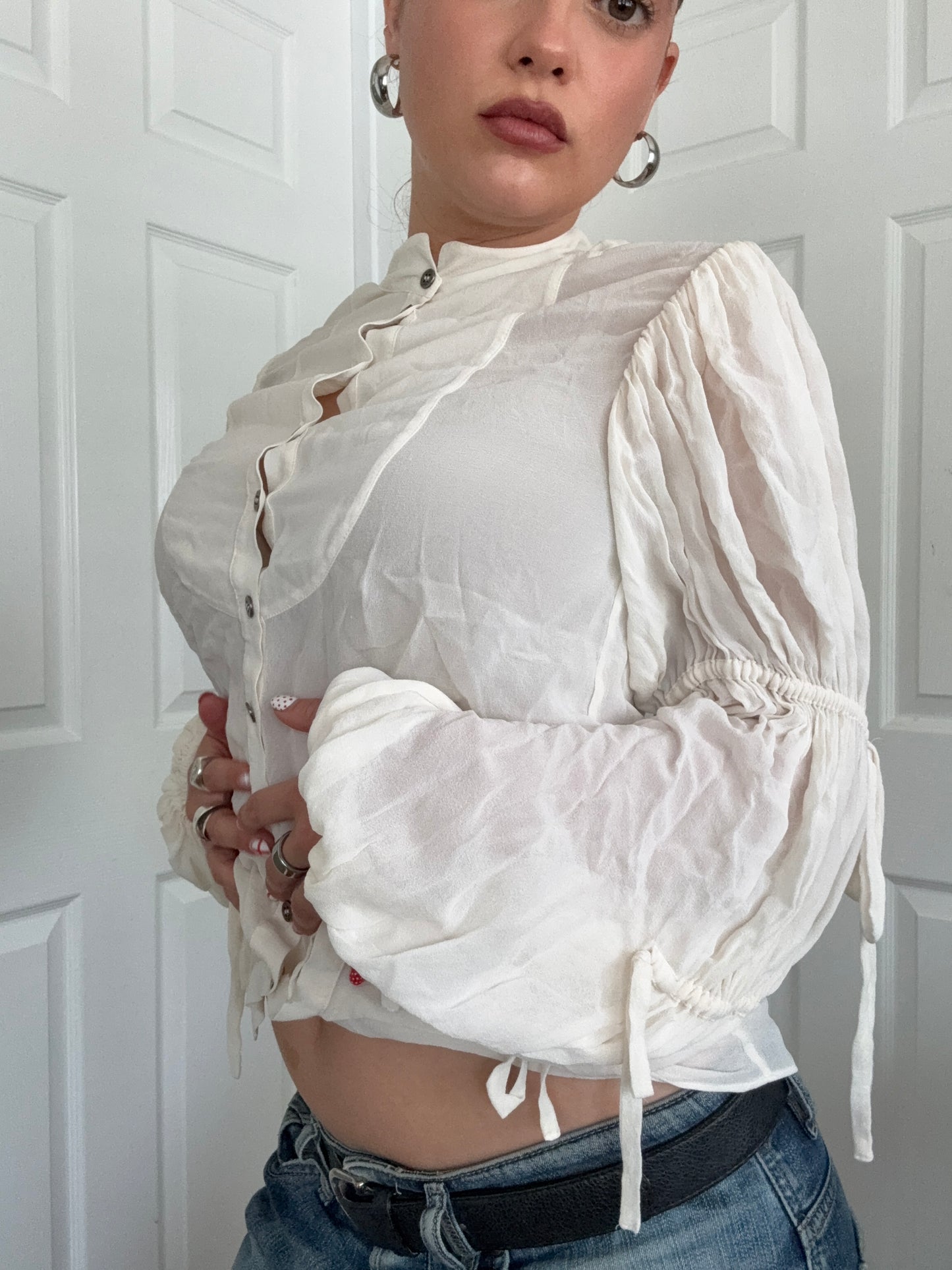 Silk Allsaints Shirt (UK8)