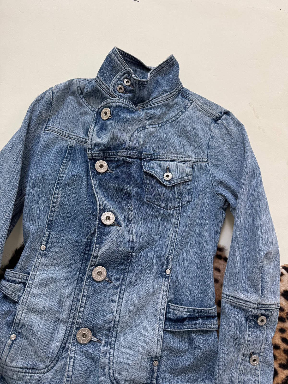 Diesel Denim Asymmetrical Jacket (S)