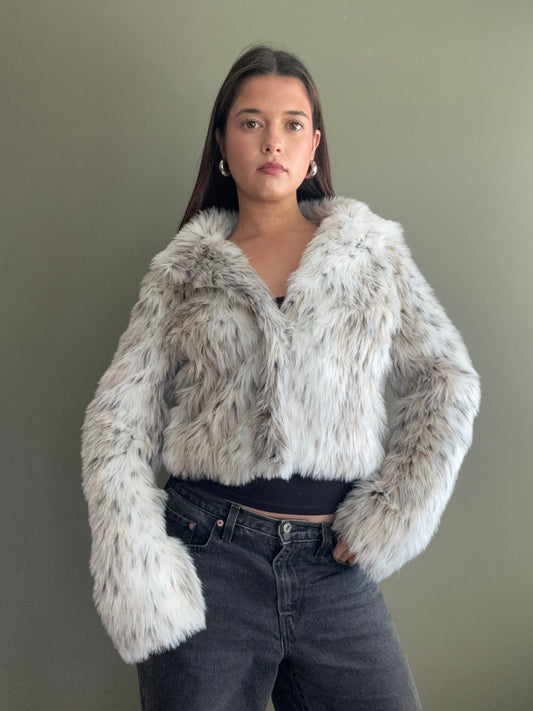 Faux Fur Jacket (UK12)